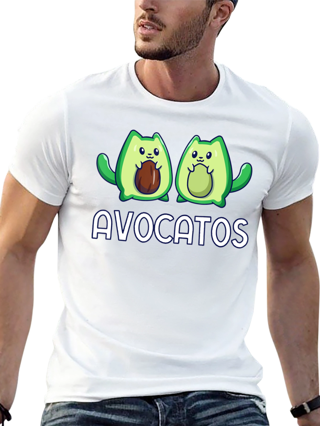 Avocatos T-Shirt - Funny Avocado Cat Tee