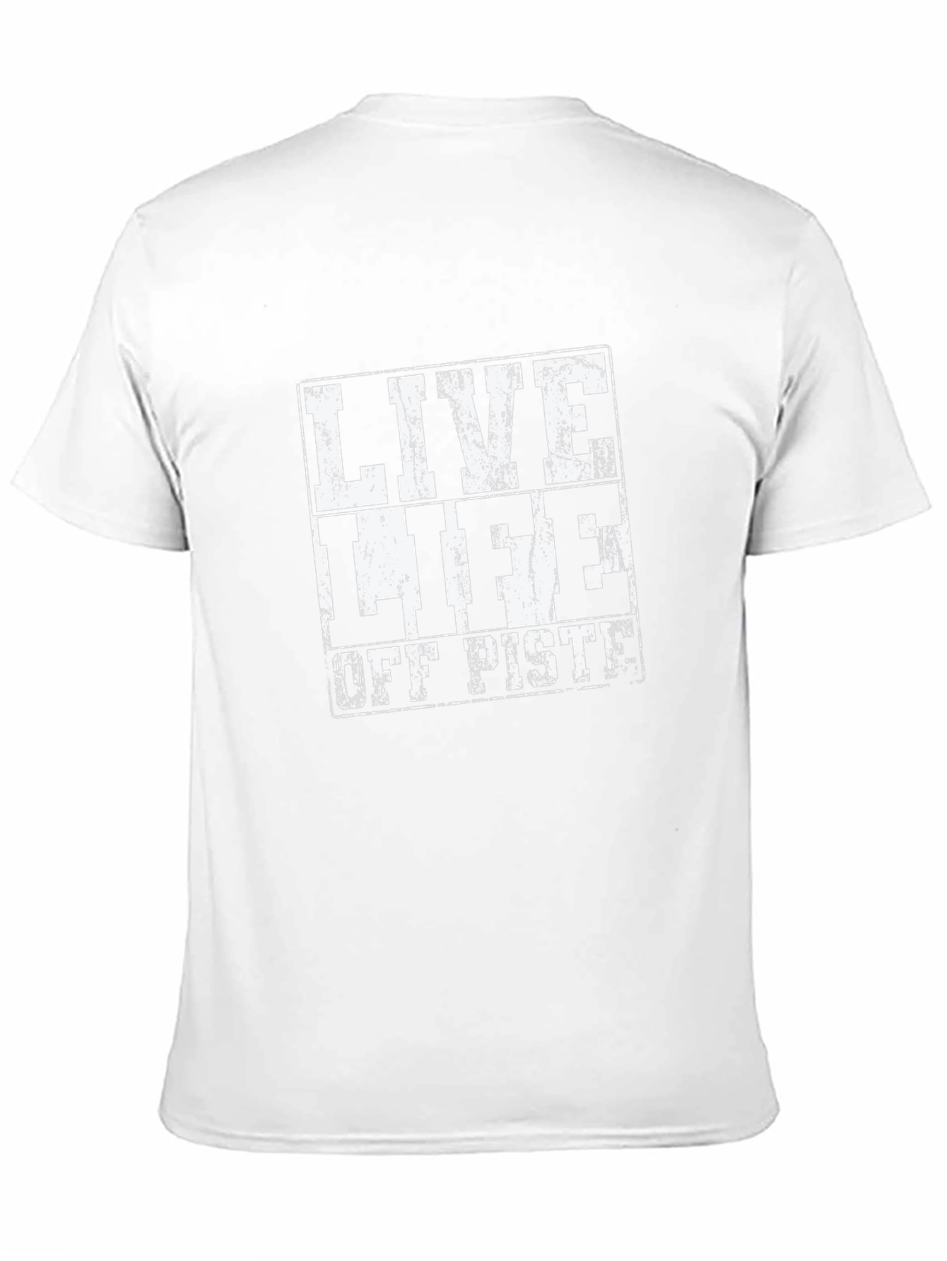 Live Life Off Piste Black T-Shirt
