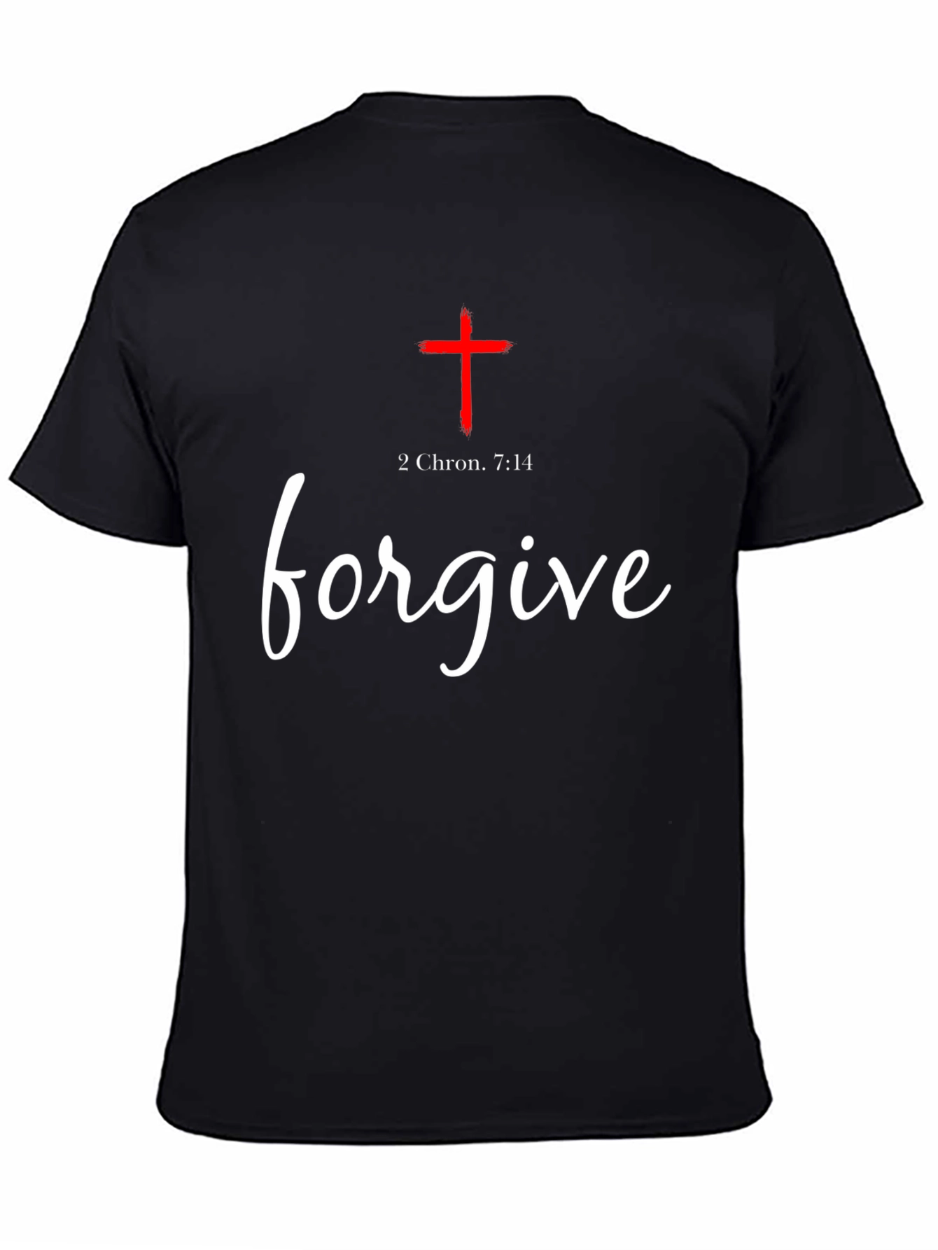 Forgive Graphic Tee - Christian Inspired Black T-Shirt