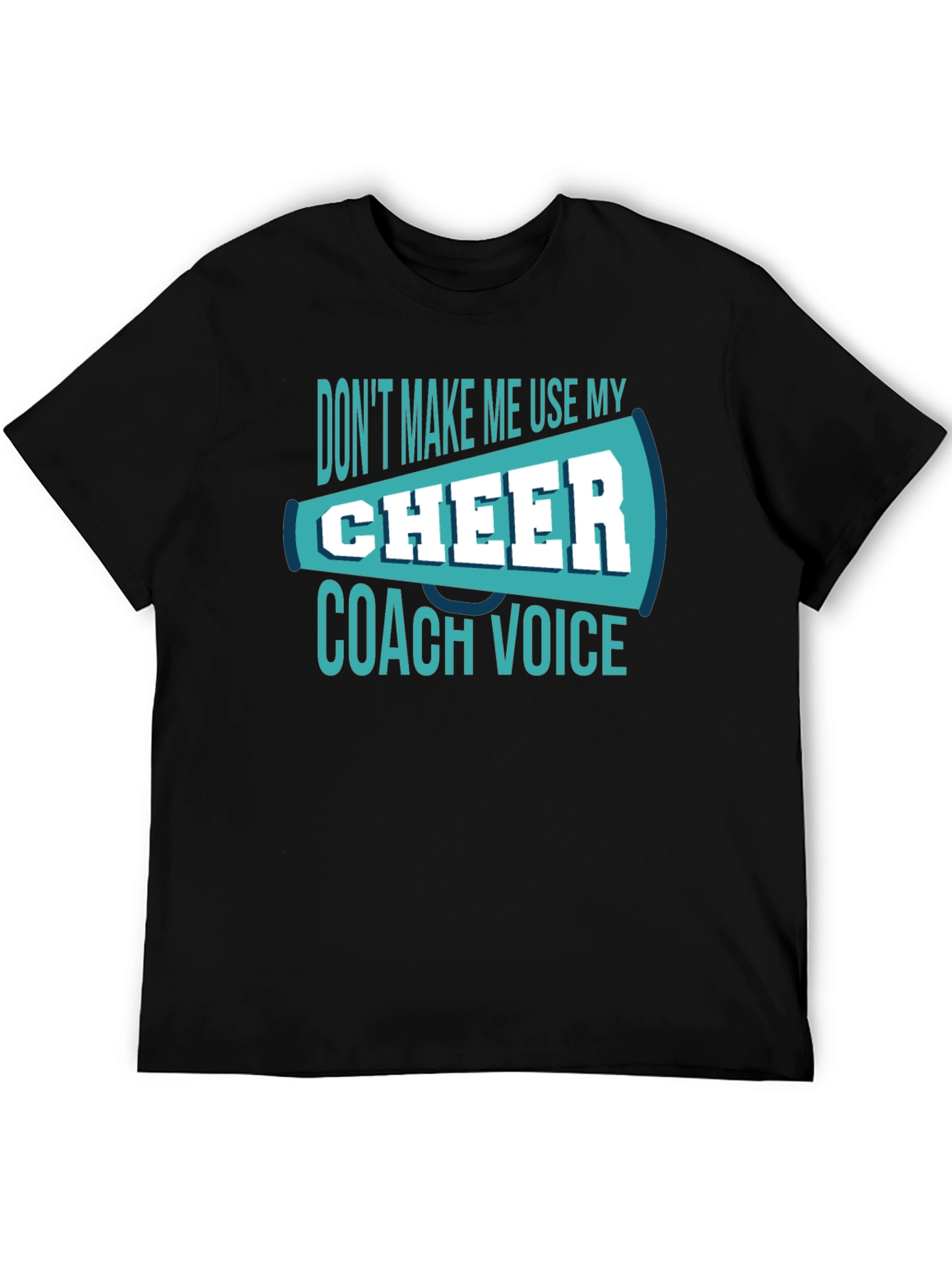 Cheer Coach Voice T-Shirt - Funny Cheerleading Tee