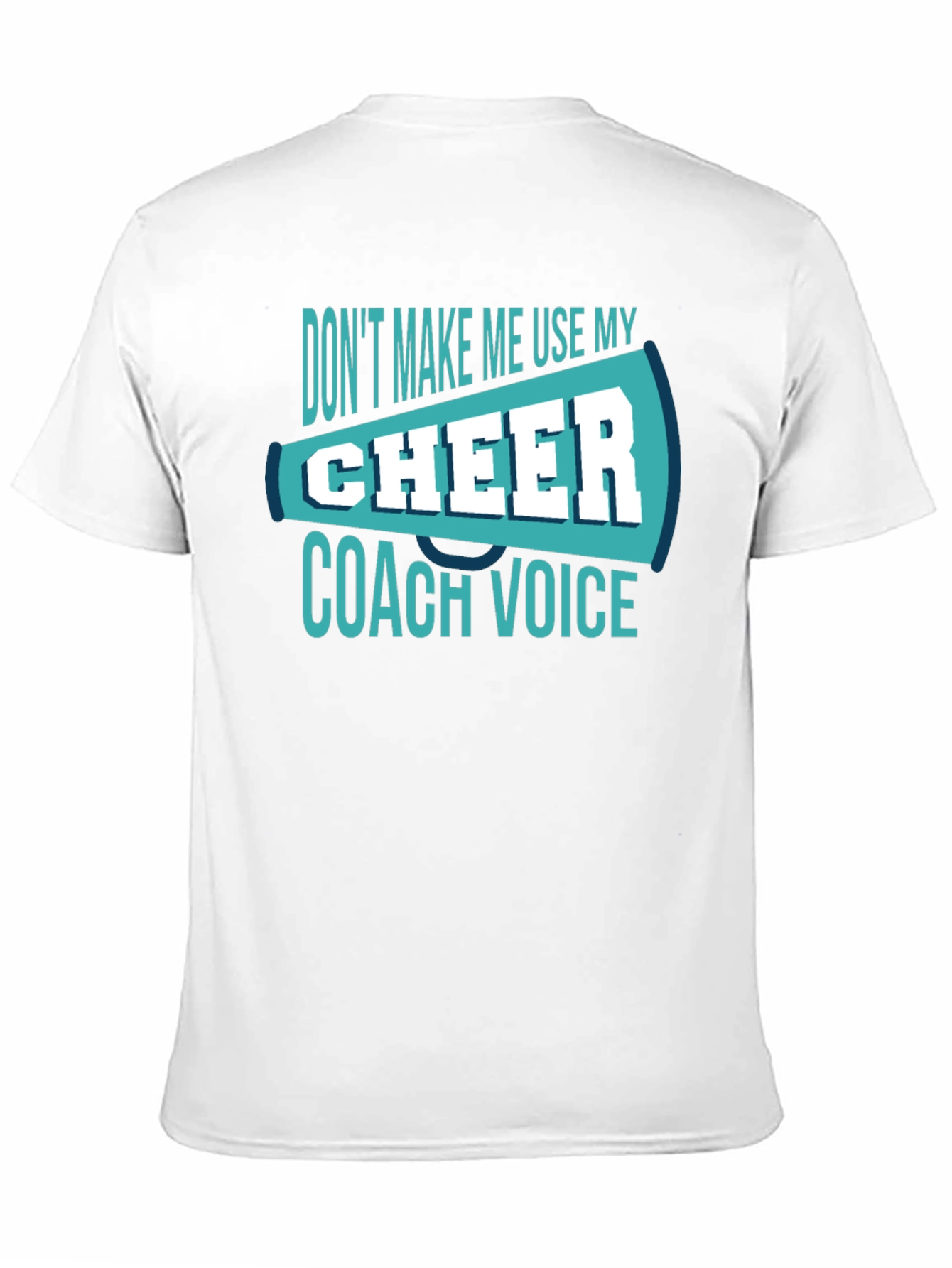 Cheer Coach Voice T-Shirt - Funny Cheerleading Tee