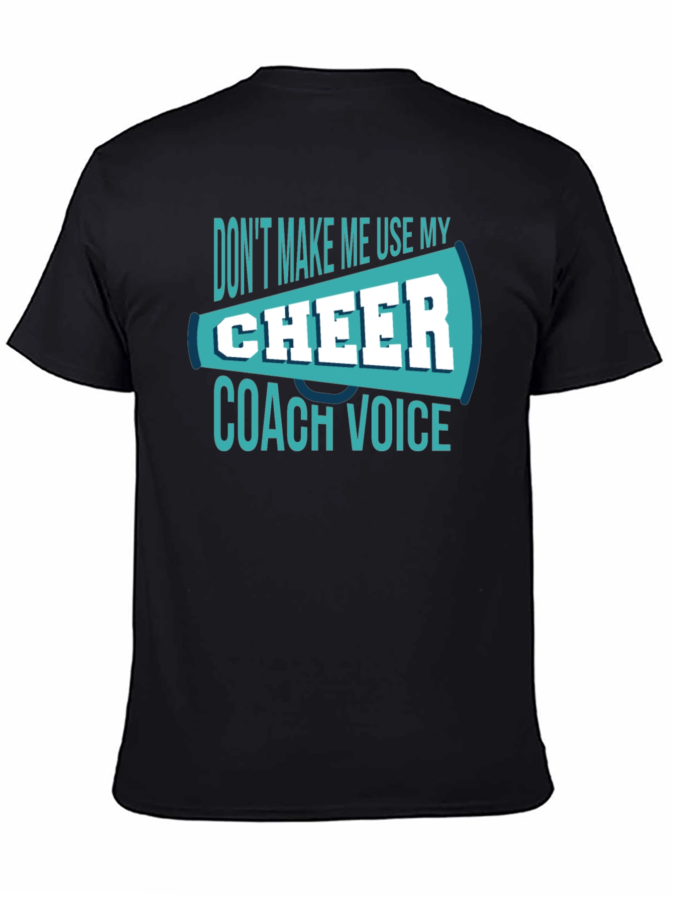 Cheer Coach Voice T-Shirt - Funny Cheerleading Tee