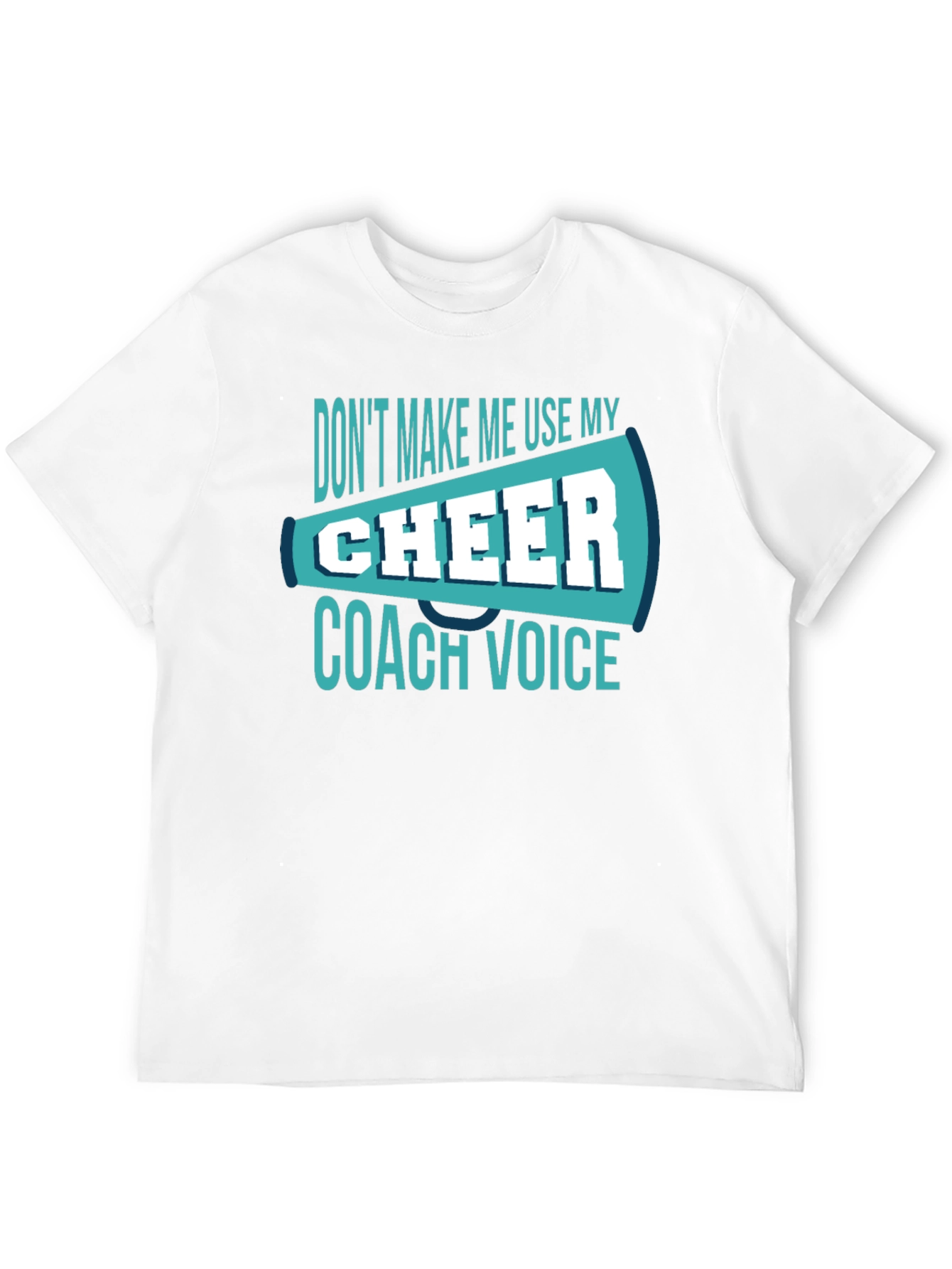 Cheer Coach Voice T-Shirt - Funny Cheerleading Tee