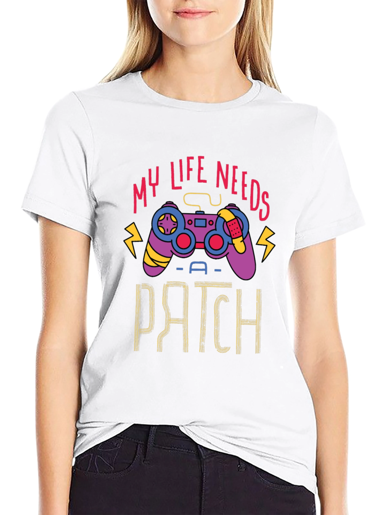 Gamer Life Needs a Patch T-Shirt