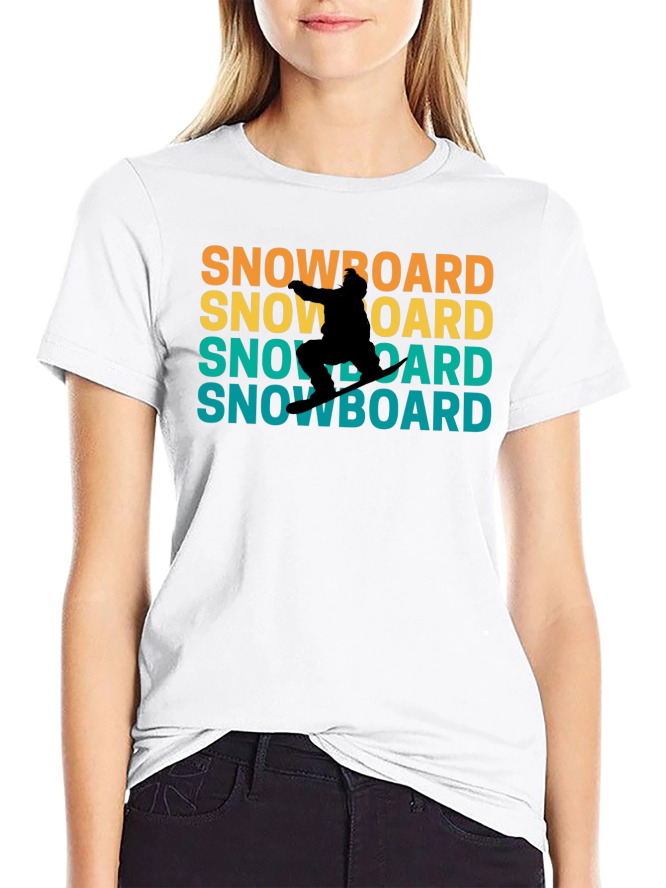 Retro Snowboard T-Shirt - Cool Winter Sports Tee