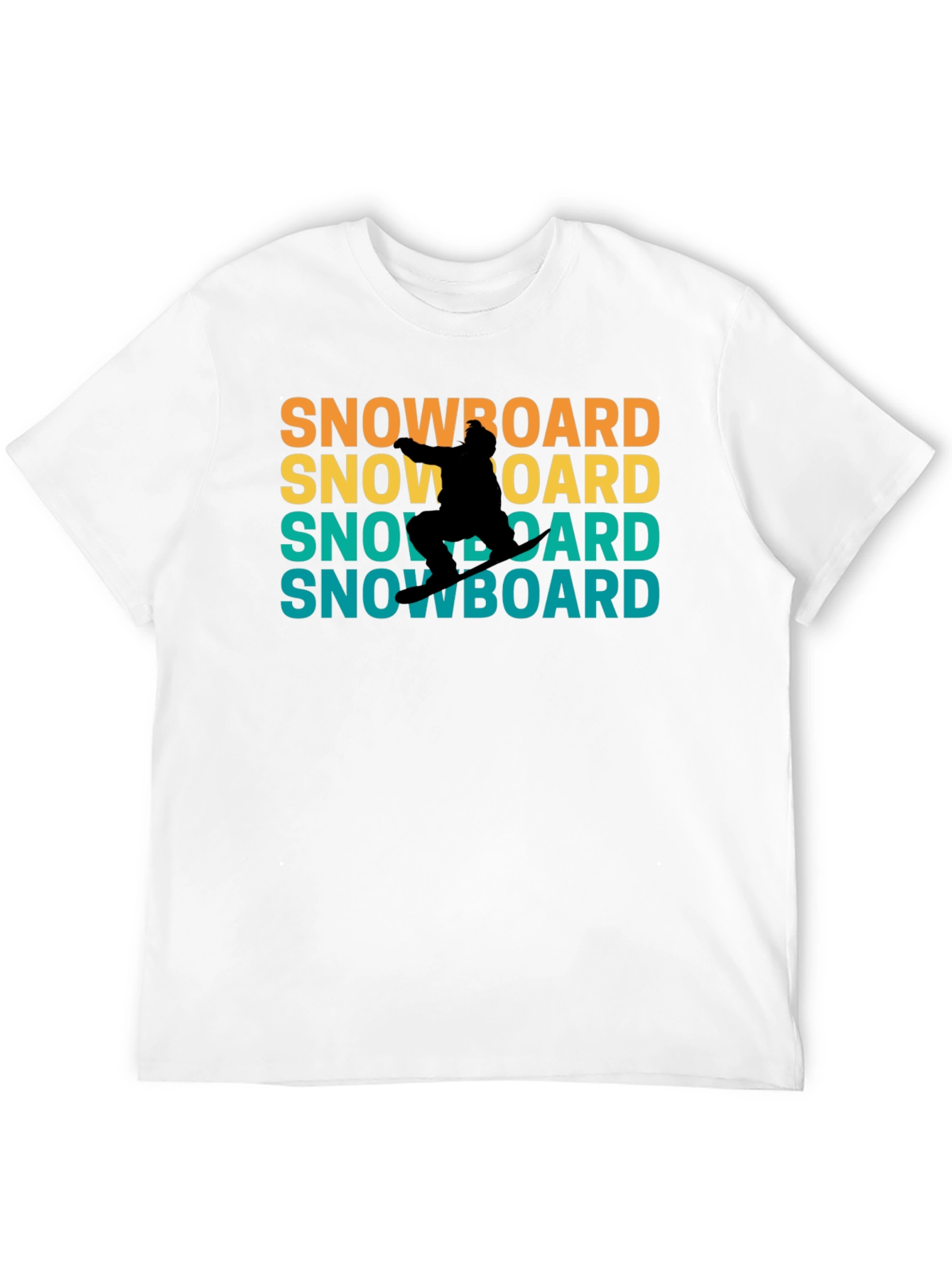 Retro Snowboard T-Shirt - Cool Winter Sports Tee