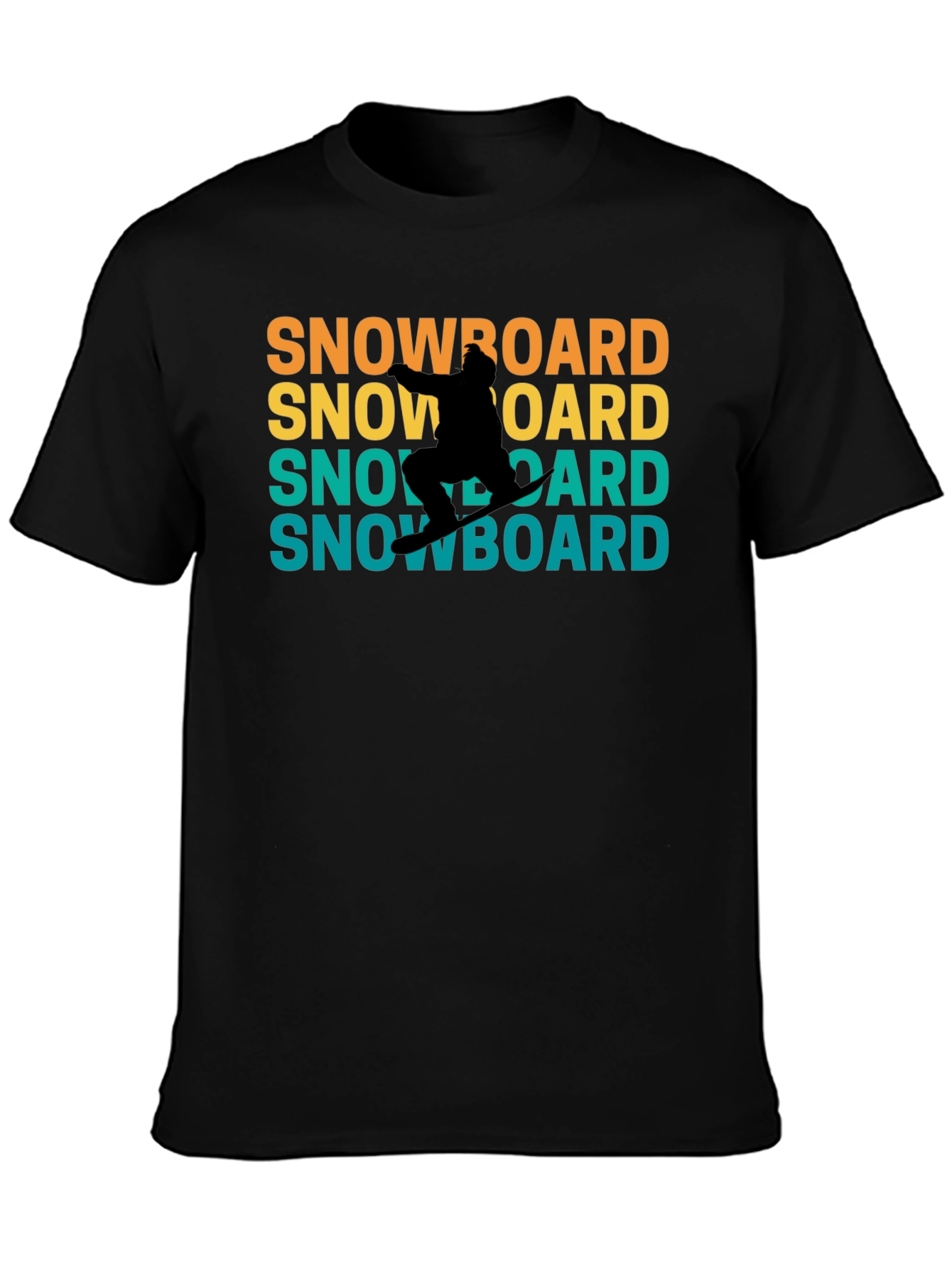 Retro Snowboard T-Shirt - Cool Winter Sports Tee