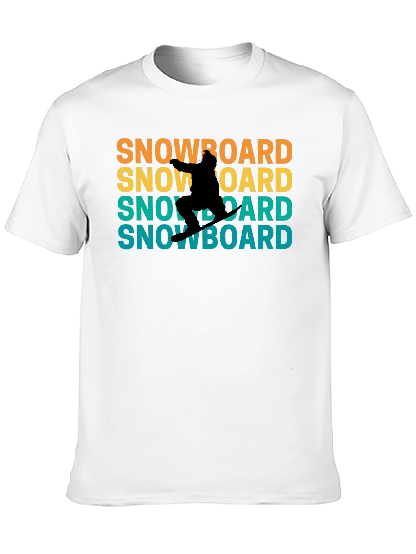 Retro Snowboard T-Shirt - Cool Winter Sports Tee