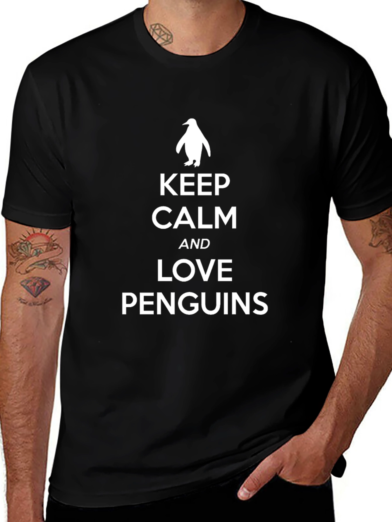 Keep Calm and Love Penguins T-Shirt