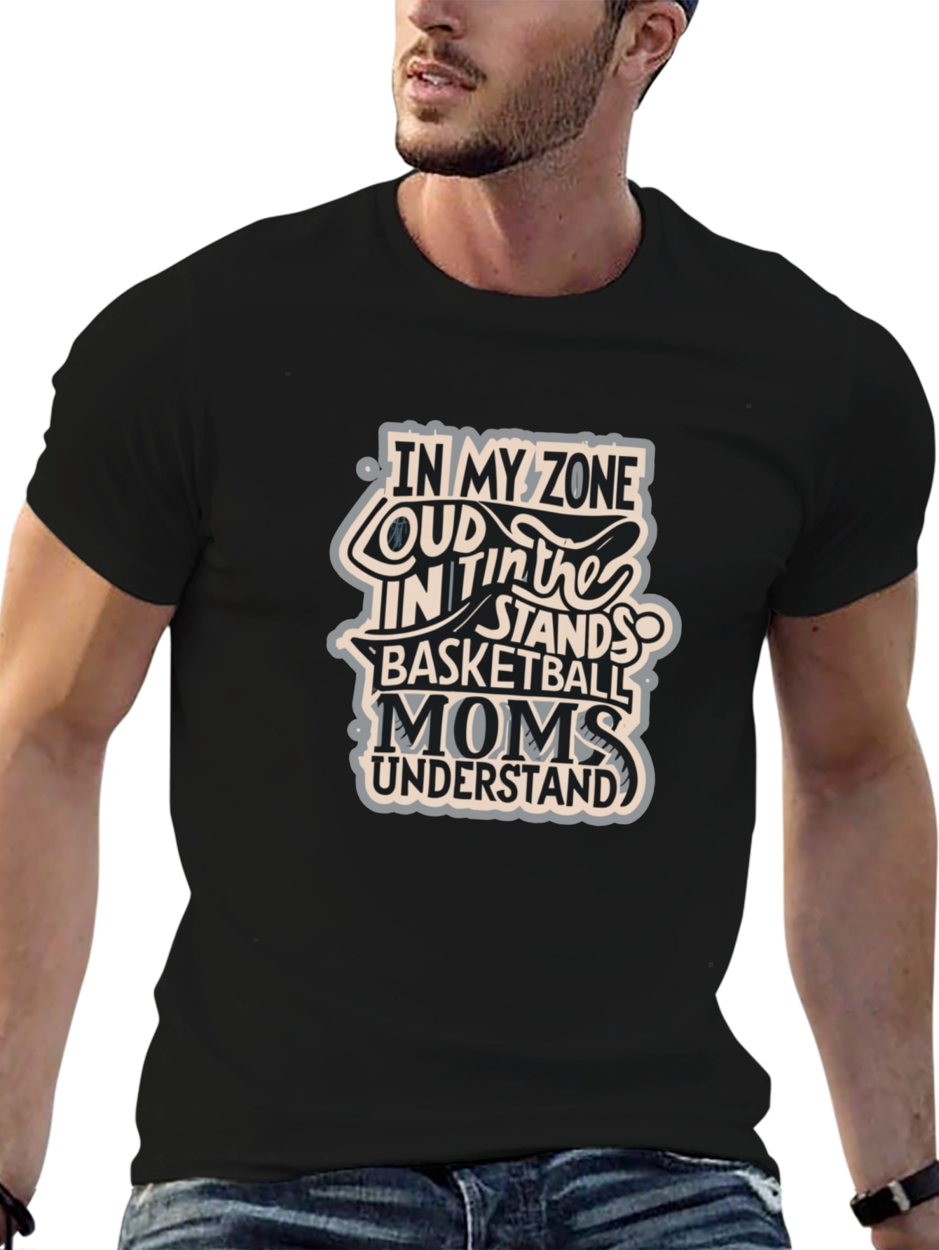 Basketball Moms T-Shirt - In My Zone Loud