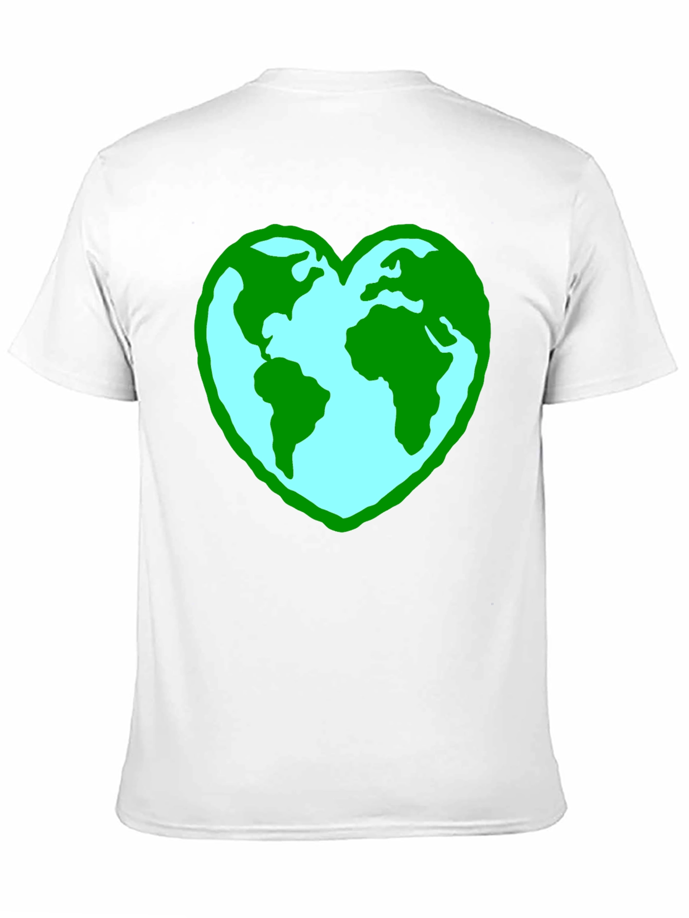 Earth Heart Graphic Tee - Black Unisex Shirt