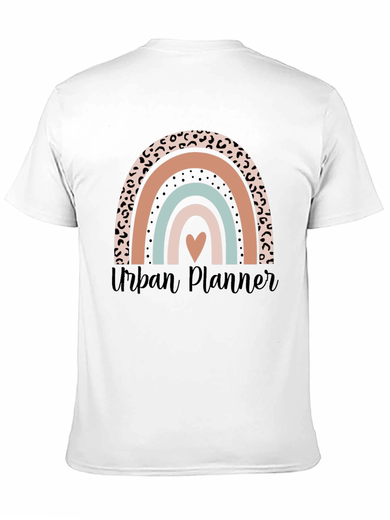 Urban Planner Rainbow Heart Graphic Tee
