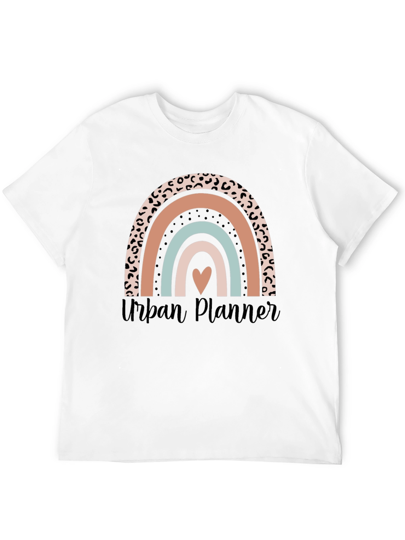 Urban Planner Rainbow Heart Graphic Tee