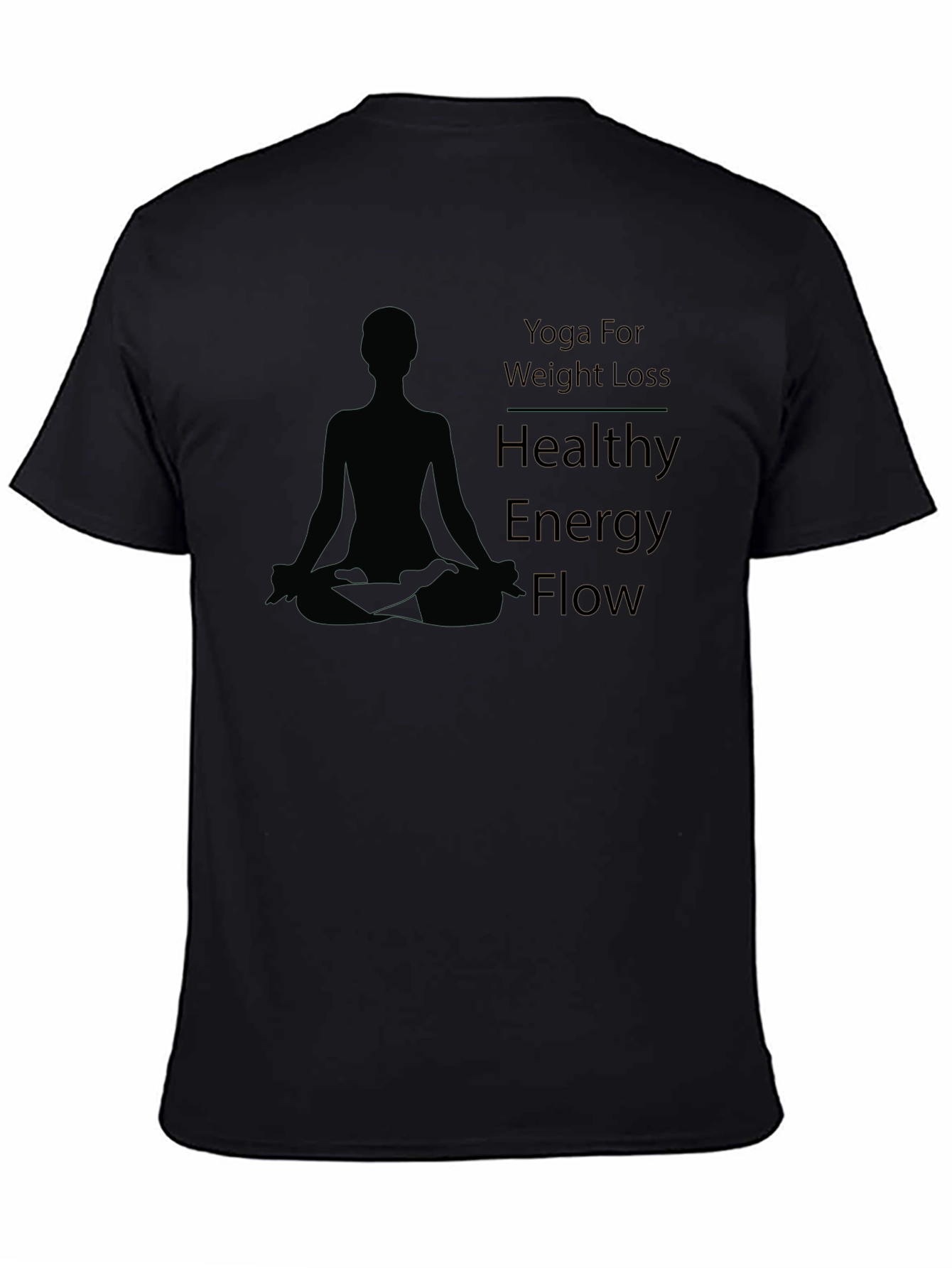 Yoga Weight Loss Healthy Energy Flow Graphic Tee