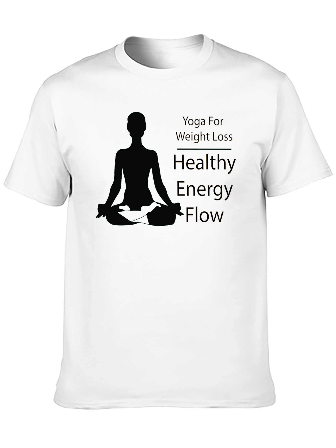 Yoga Weight Loss Healthy Energy Flow Graphic Tee