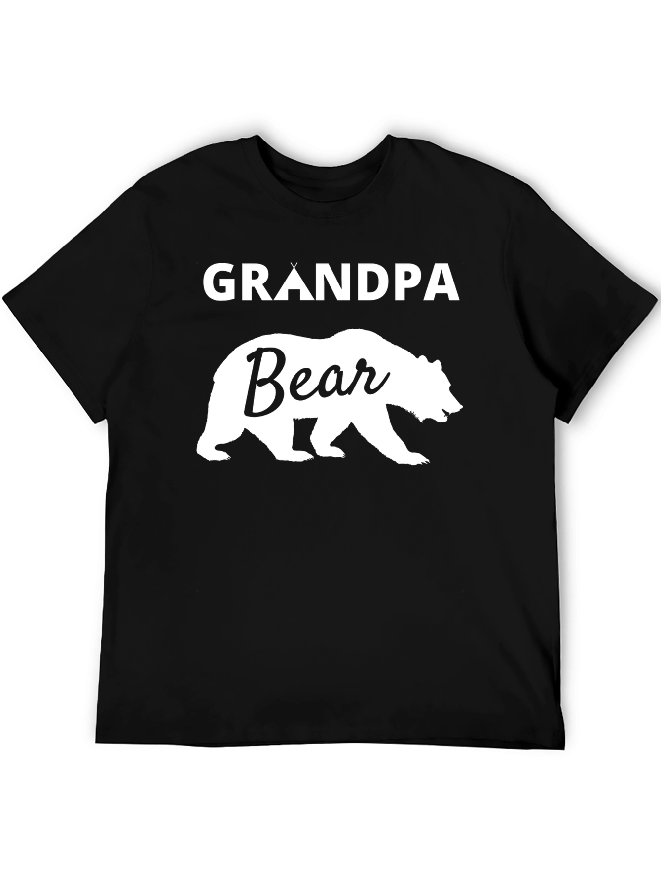 Grandpa Bear Black T-Shirt