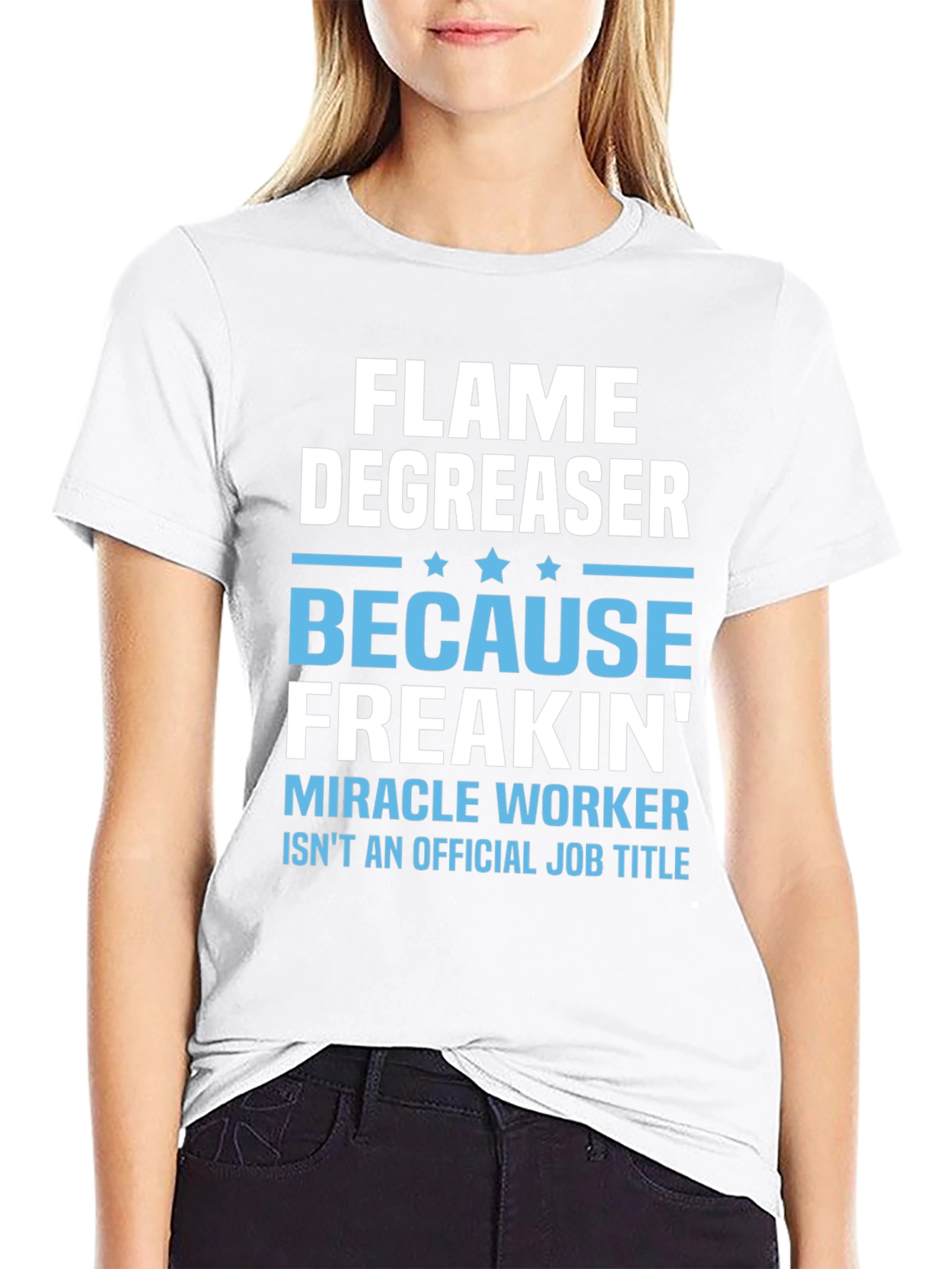 Flame Degreaser Funny Job Title T-Shirt