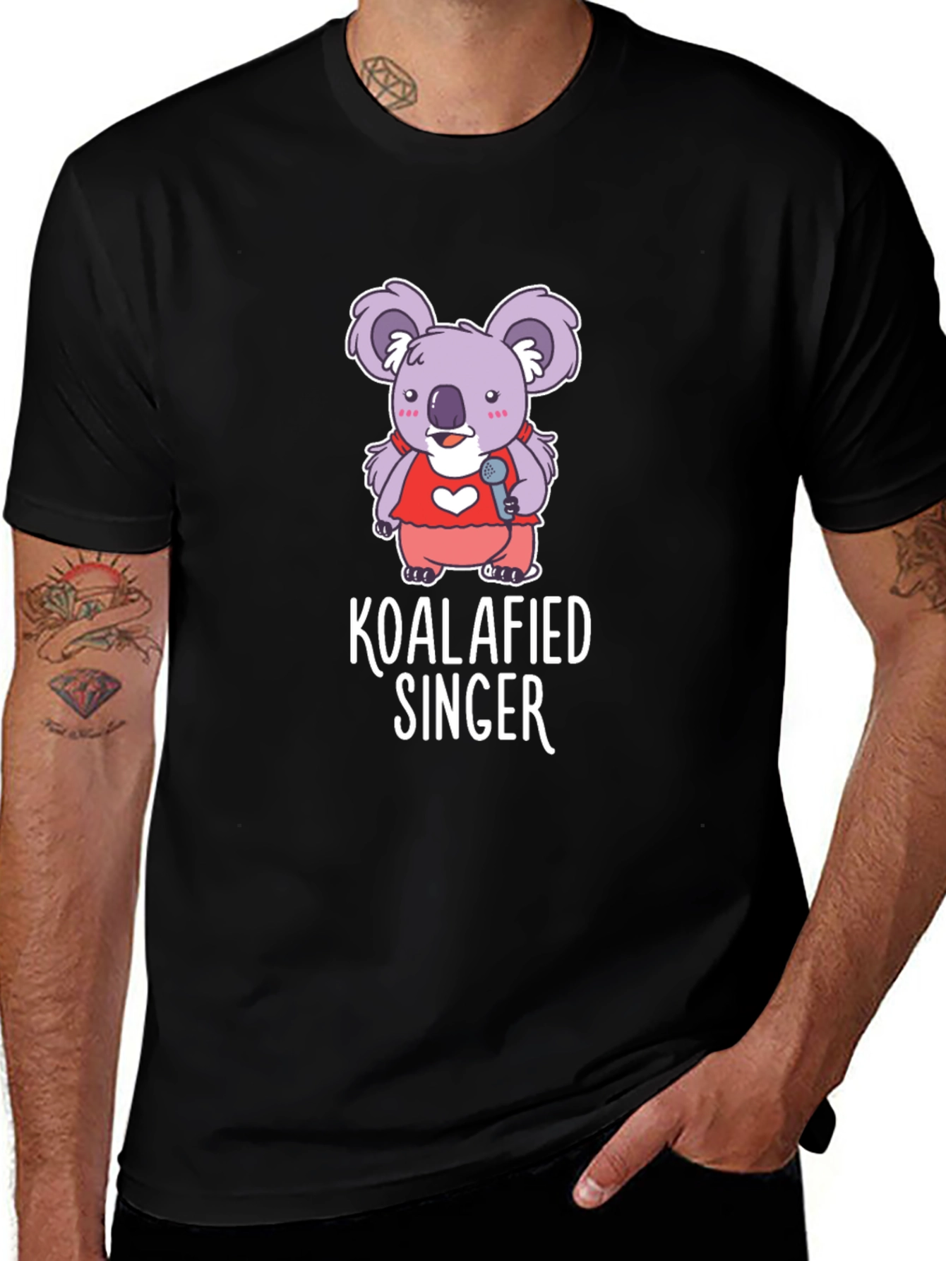 Koalafied Singer Graphic T-Shirt