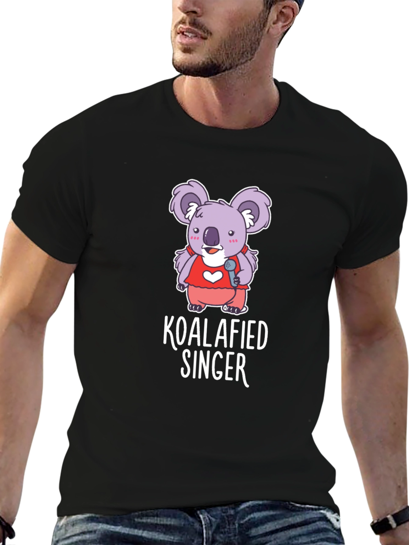Koalafied Singer Graphic T-Shirt