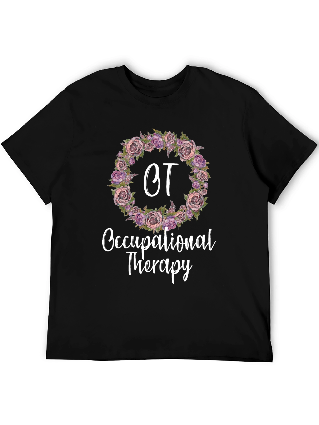 Occupational Therapy Floral Wreath T-Shirt