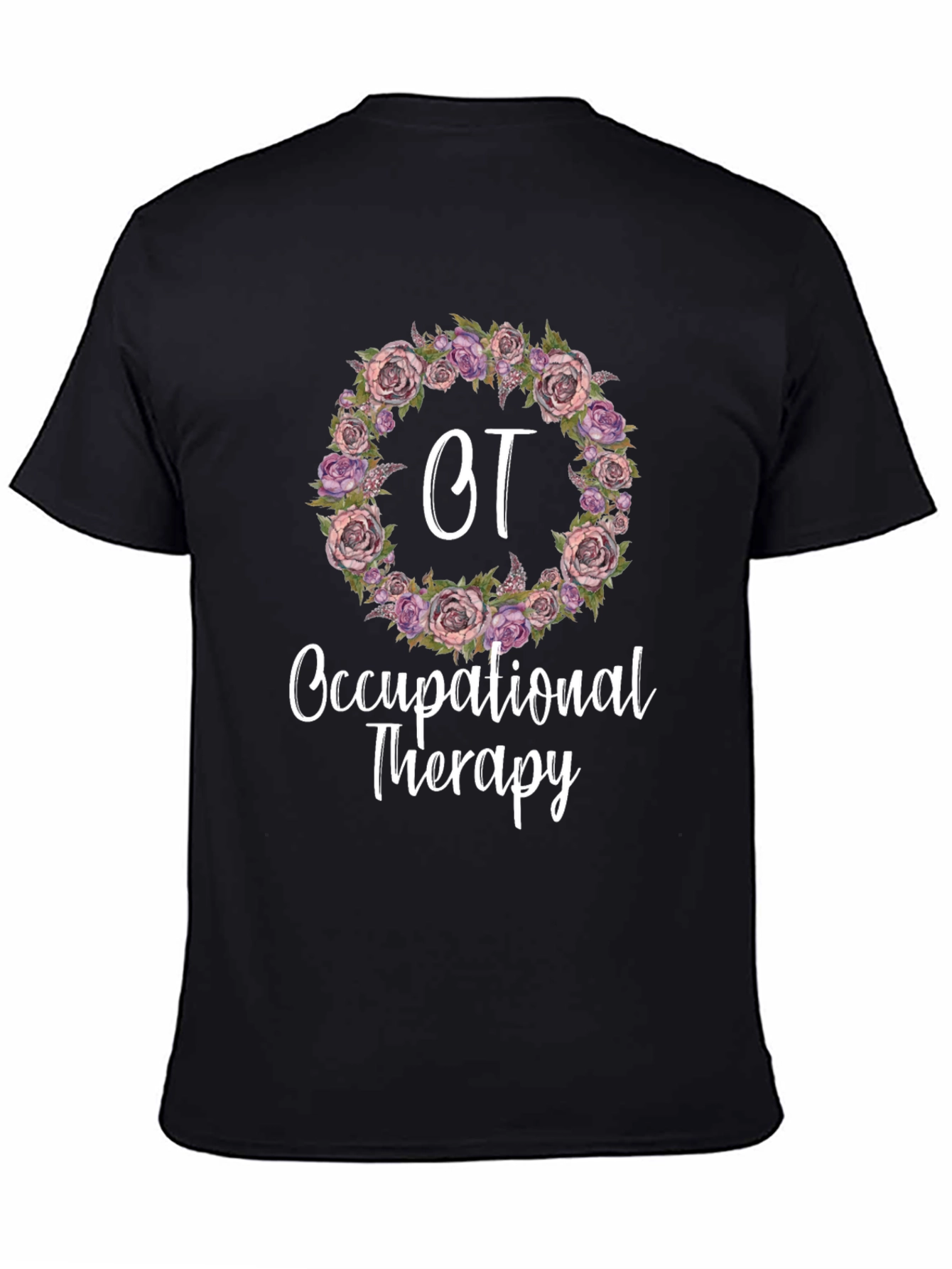 Occupational Therapy Floral Wreath T-Shirt