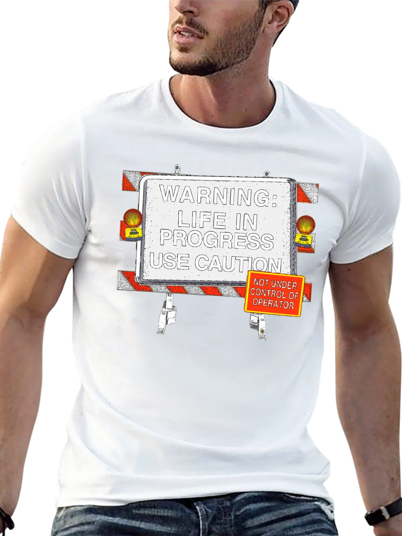 Life in Progress T-Shirt: Caution Edition