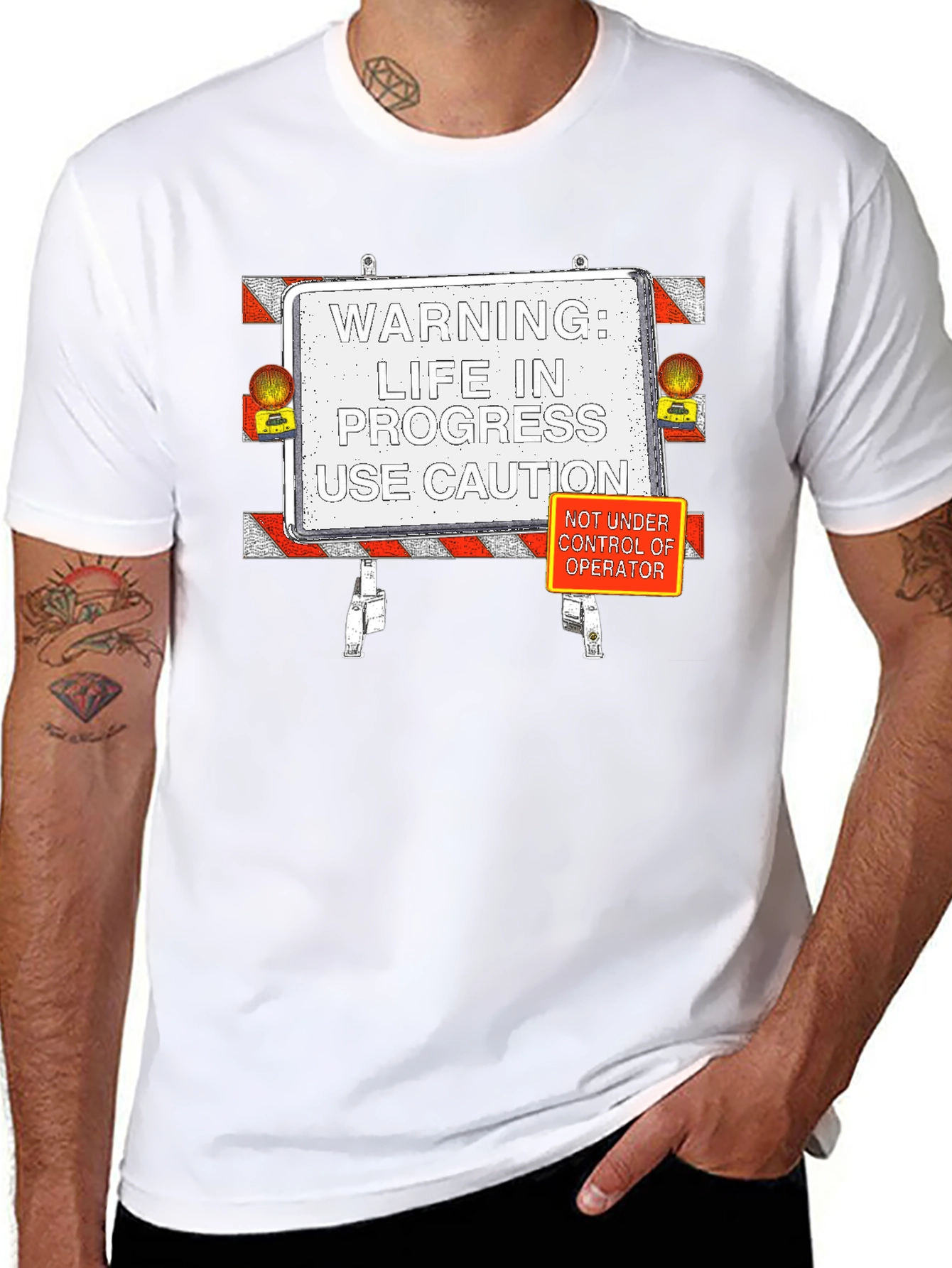 Life in Progress T-Shirt: Caution Edition