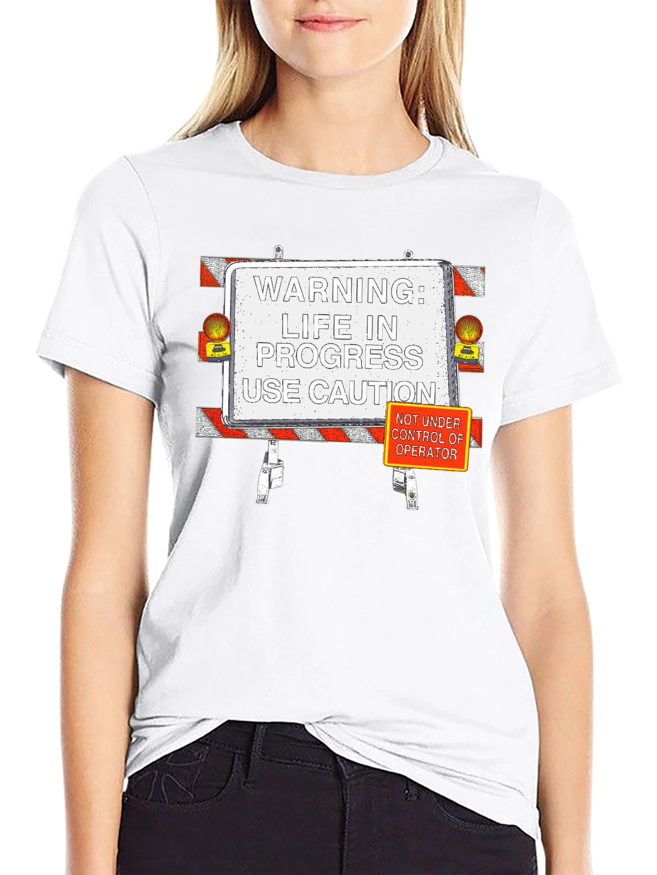 Life in Progress T-Shirt: Caution Edition