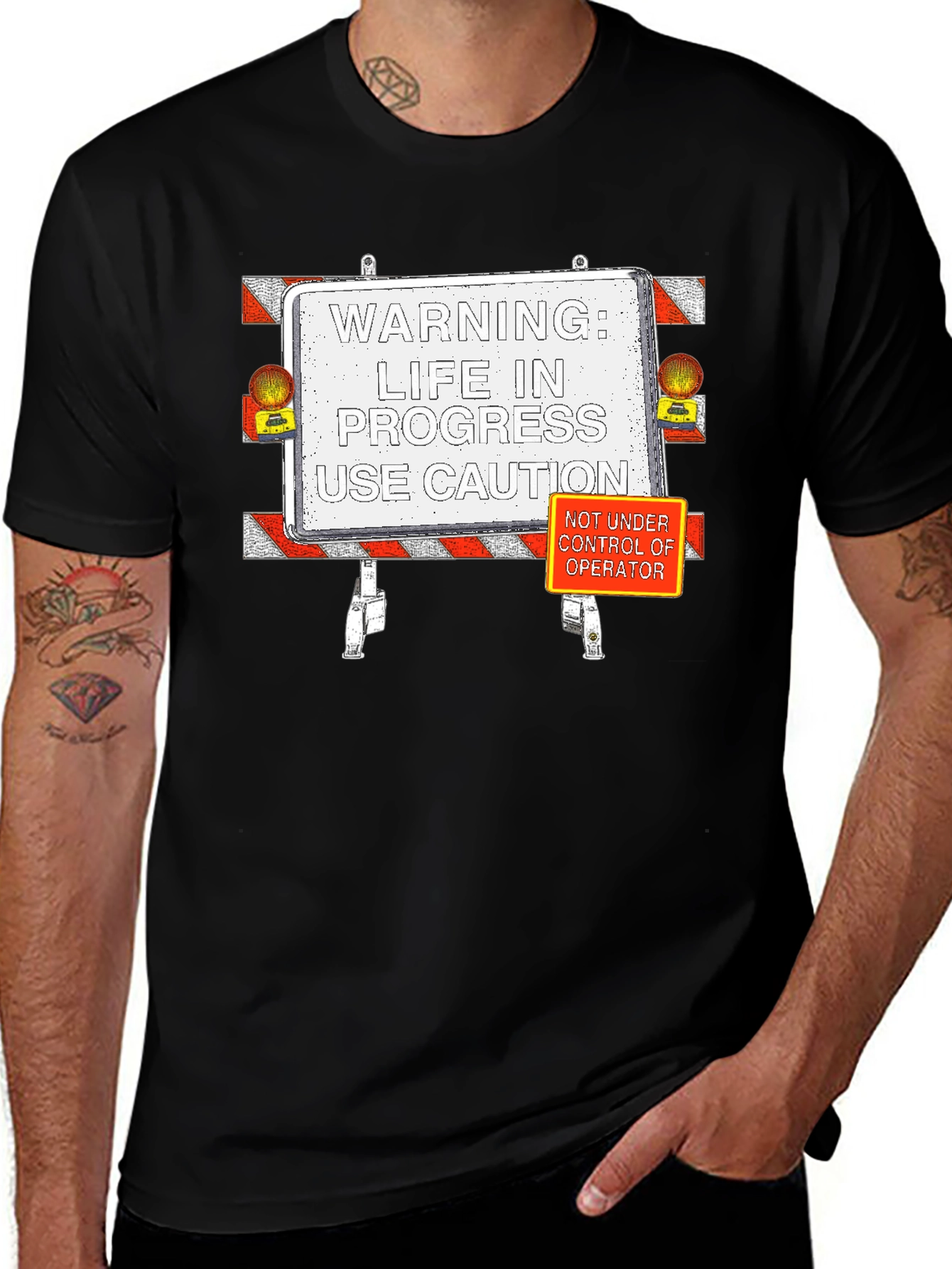 Life in Progress T-Shirt: Caution Edition
