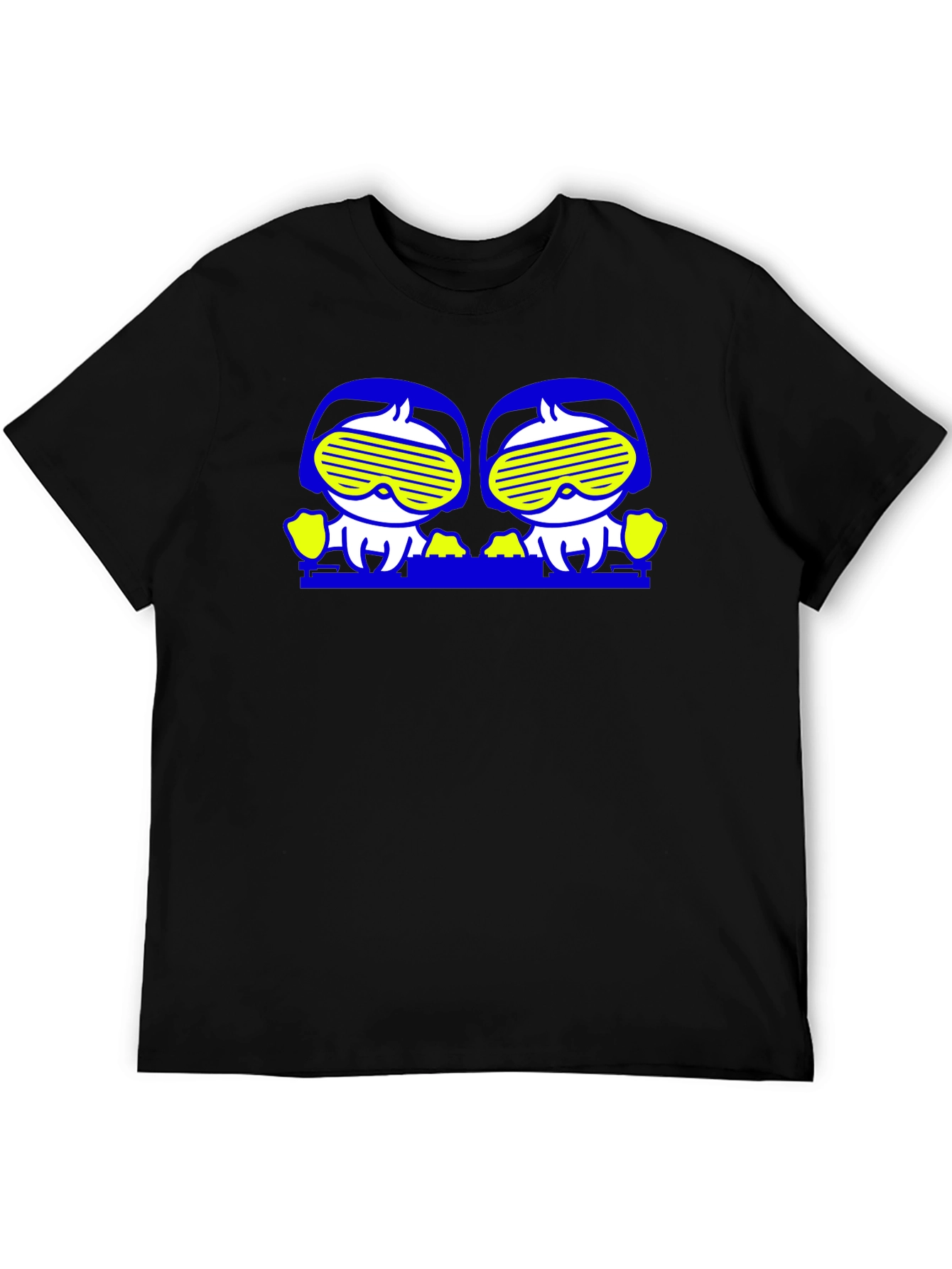 Funky Graphic T-Shirt with Cartoon Character