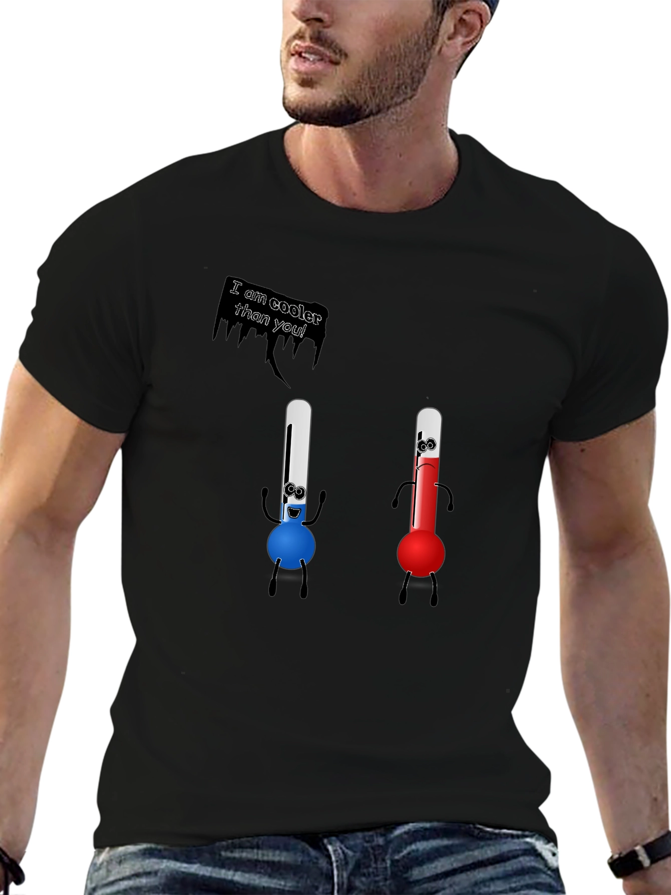 Cooler Than You T-Shirt - Funny Thermometer Tee