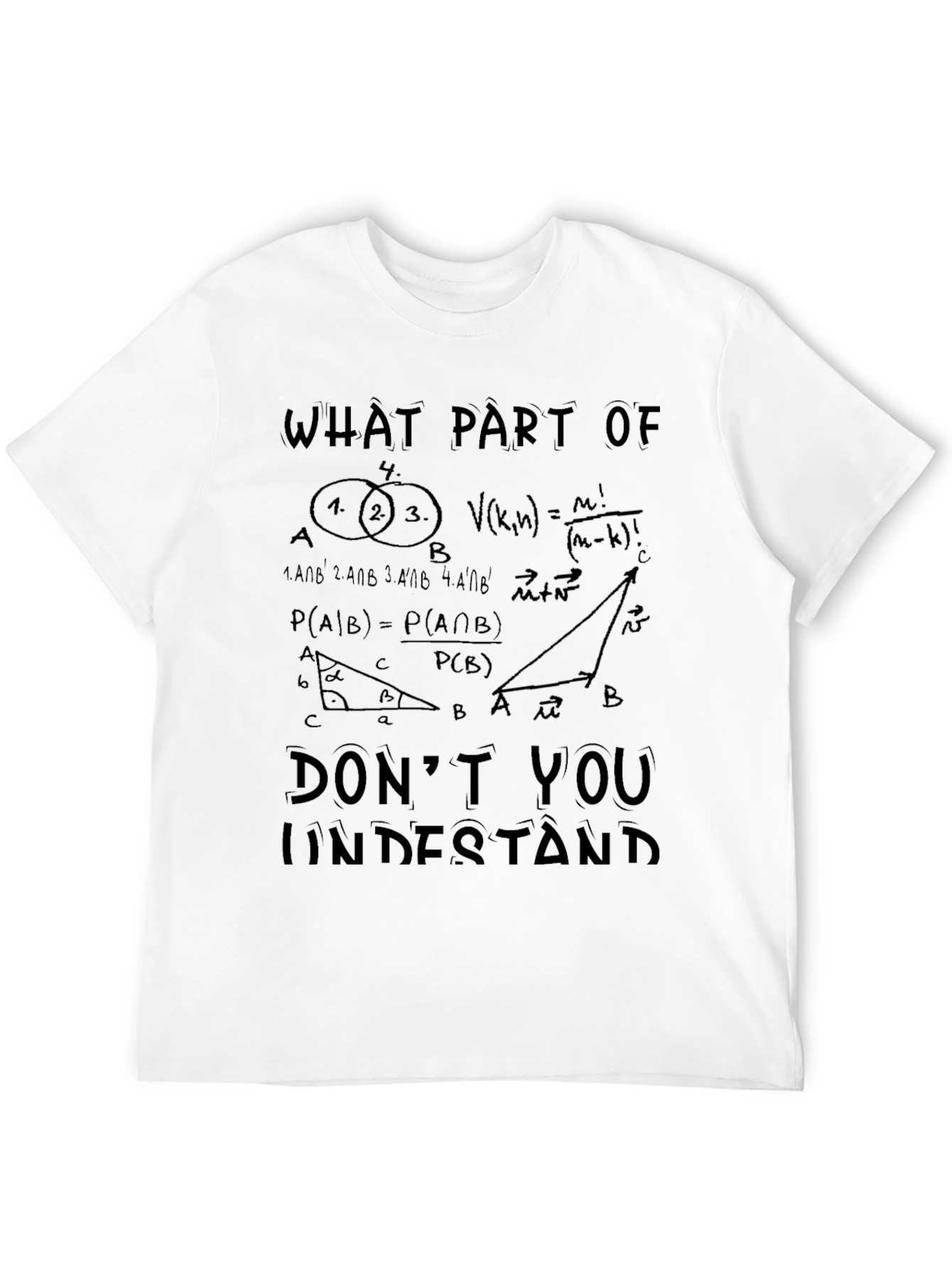 Math Equations Graphic T-Shirt