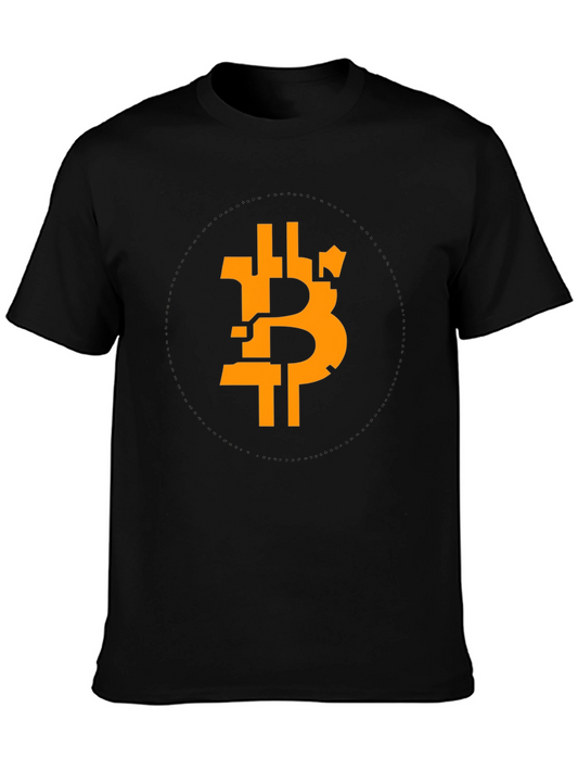 Bitcoin Symbol Black T-Shirt