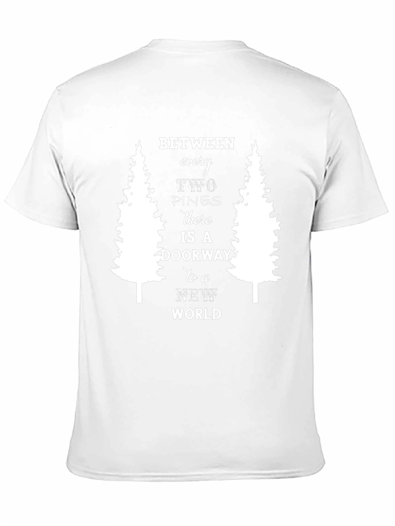 Between Two Pines T-Shirt - Nature Adventure Tee