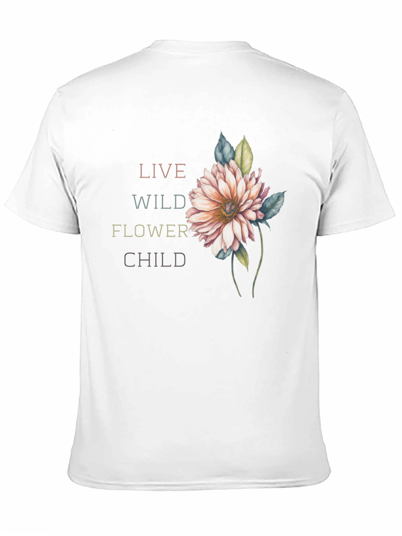 Live Wild Flower Child Graphic Tee