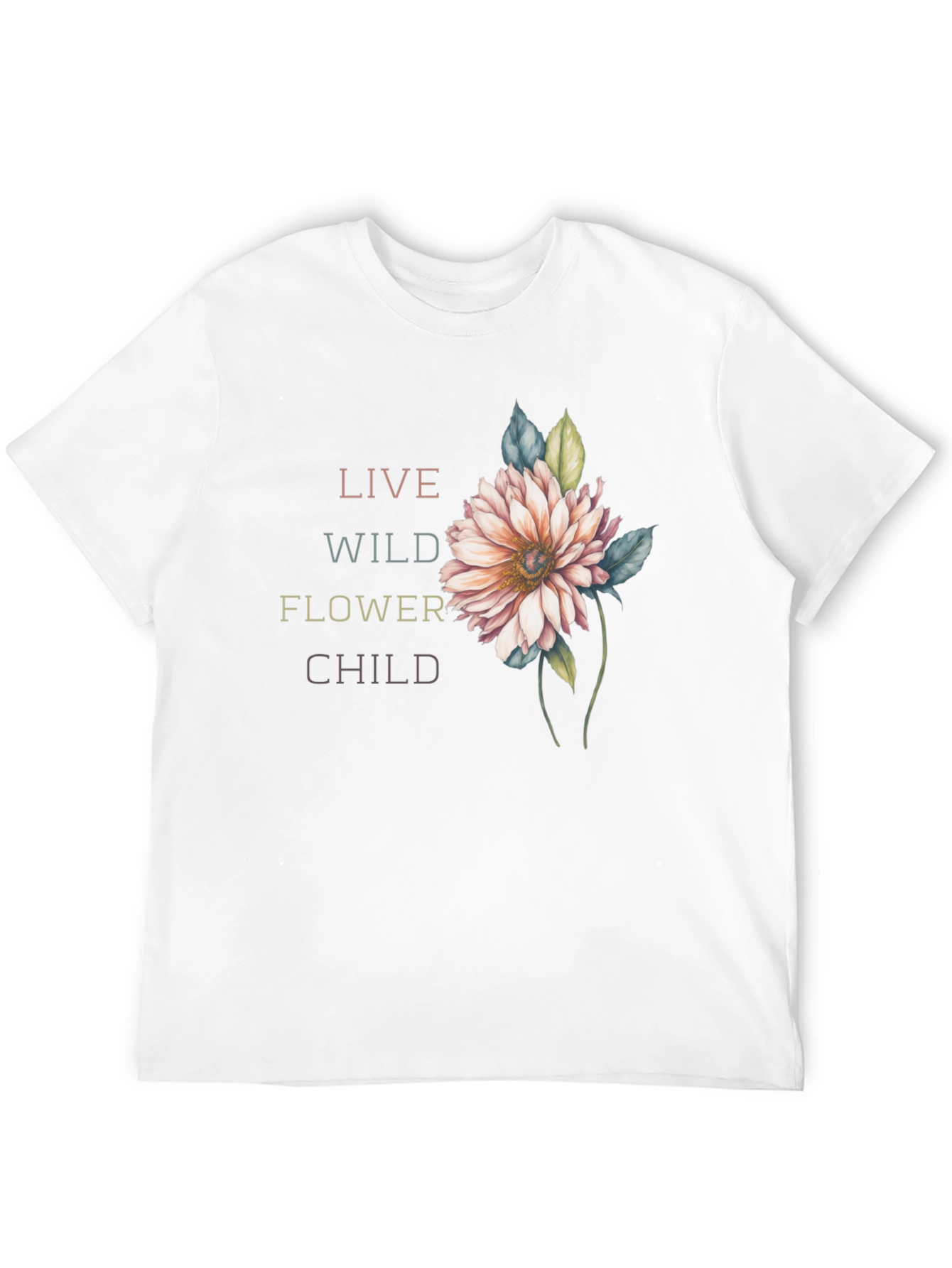 Live Wild Flower Child Graphic Tee