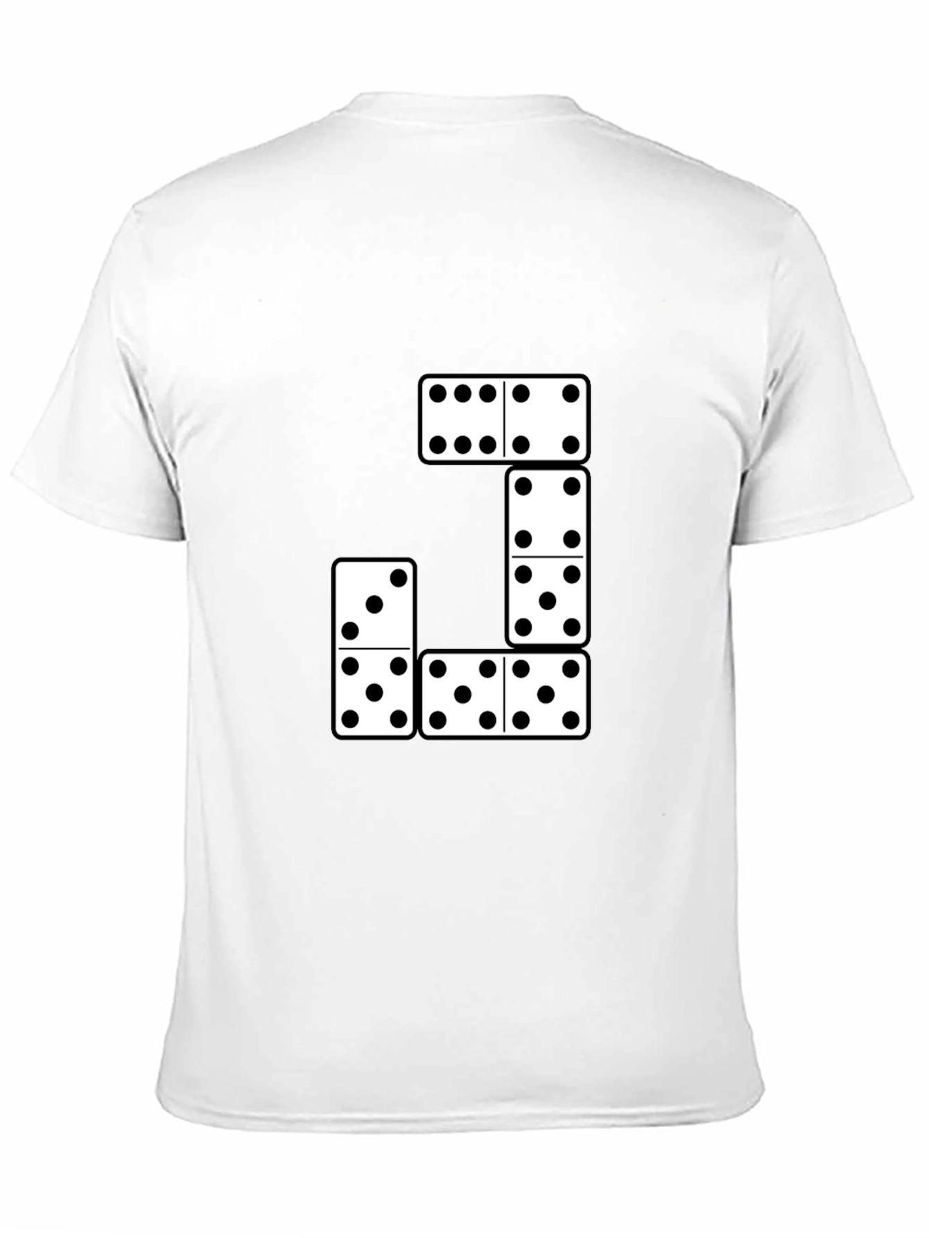 Domino T-Shirt - Black Cotton Blend Tee