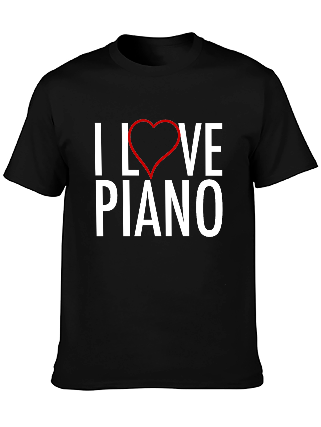 I Love Piano T-Shirt - Music Lover Tee