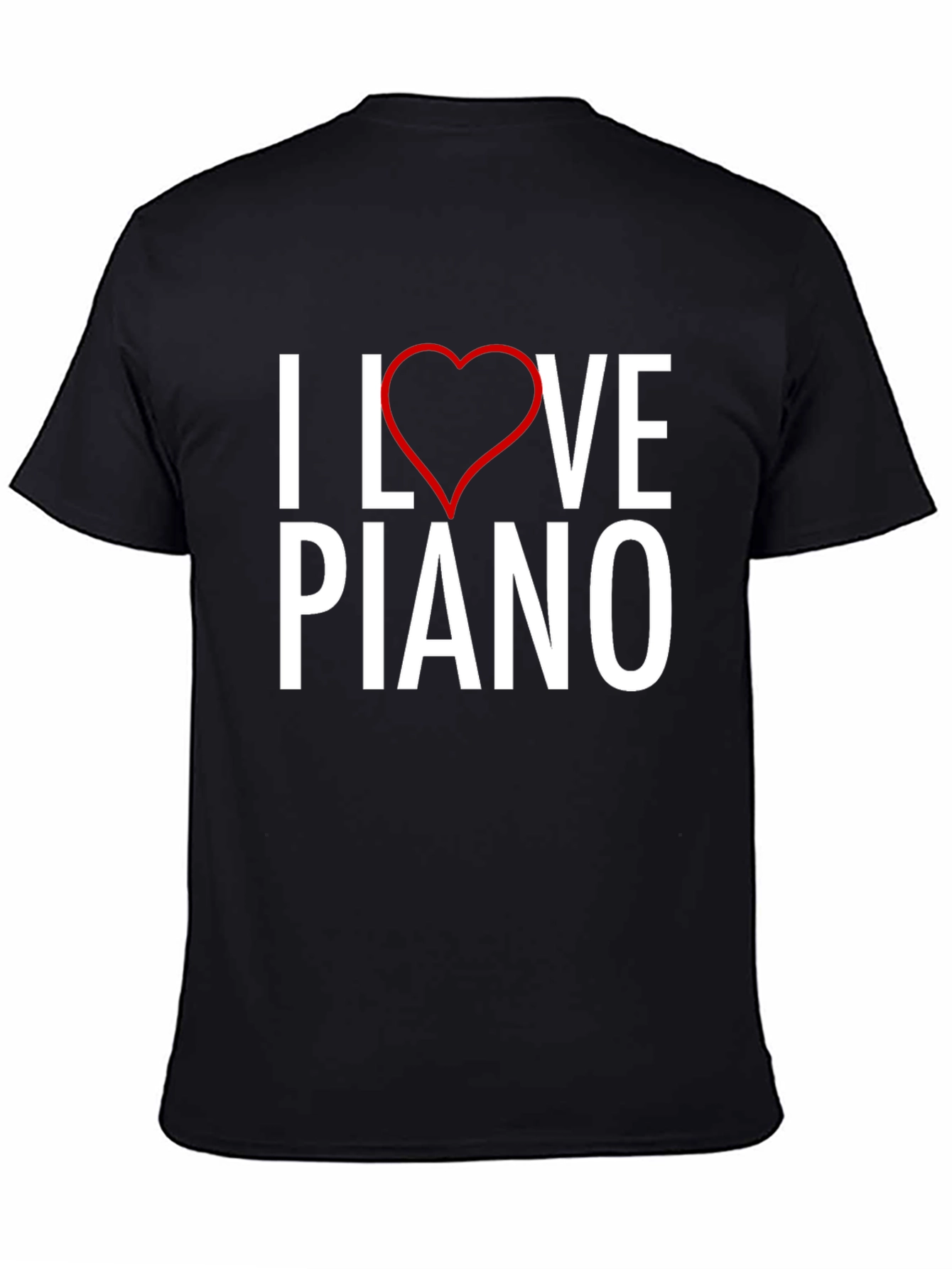 I Love Piano T-Shirt - Music Lover Tee