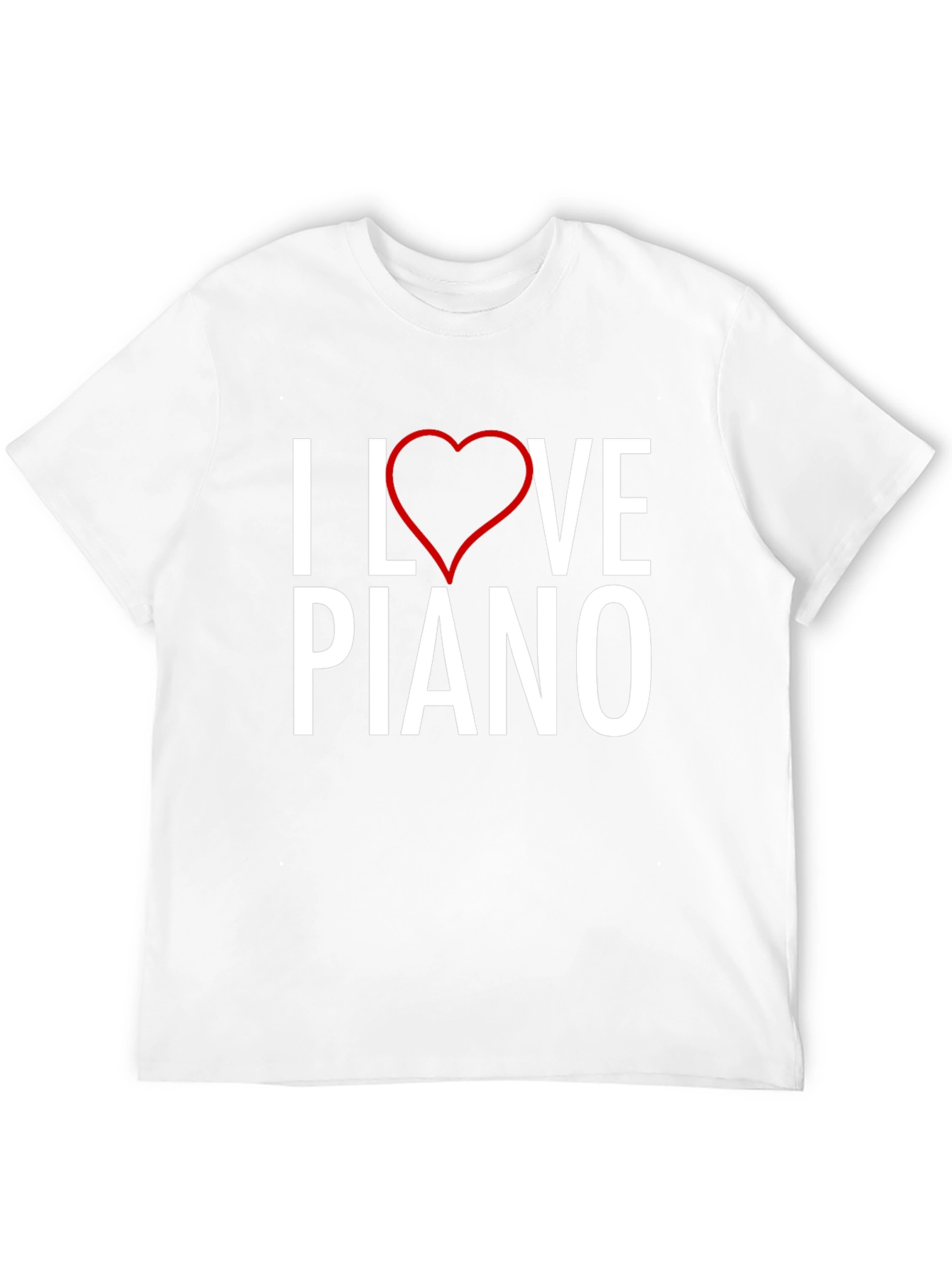 I Love Piano T-Shirt - Music Lover Tee