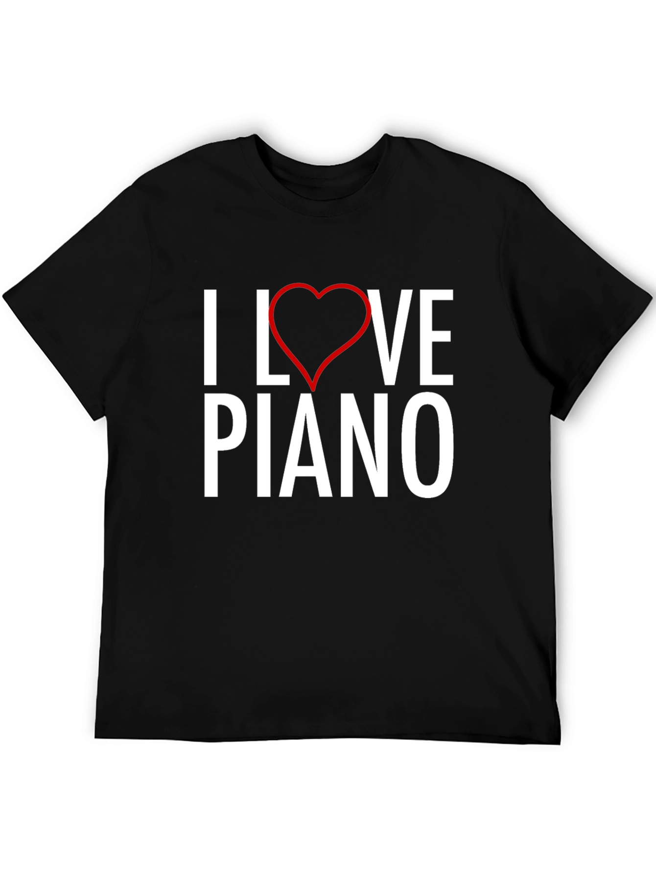 I Love Piano T-Shirt - Music Lover Tee