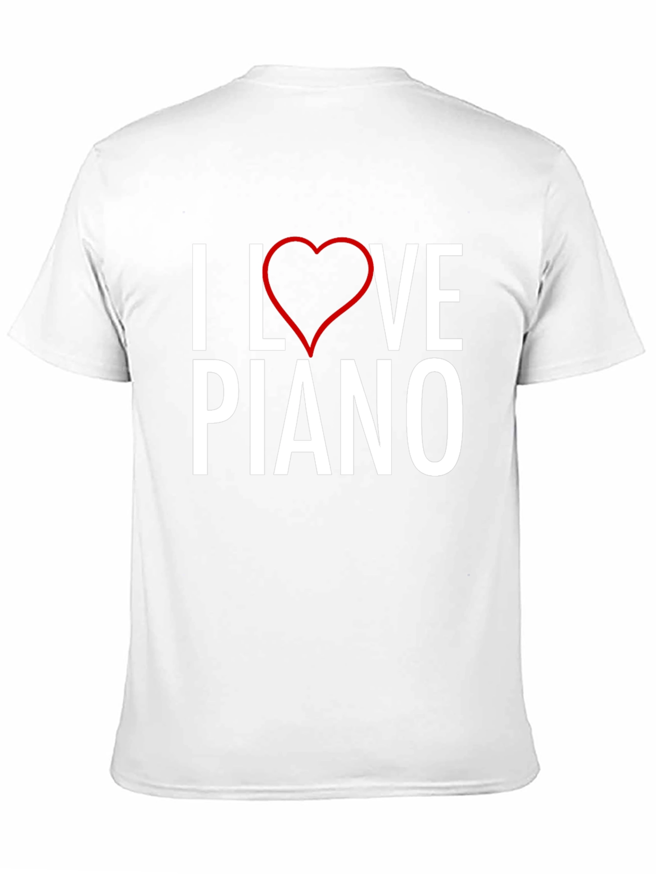 I Love Piano T-Shirt - Music Lover Tee