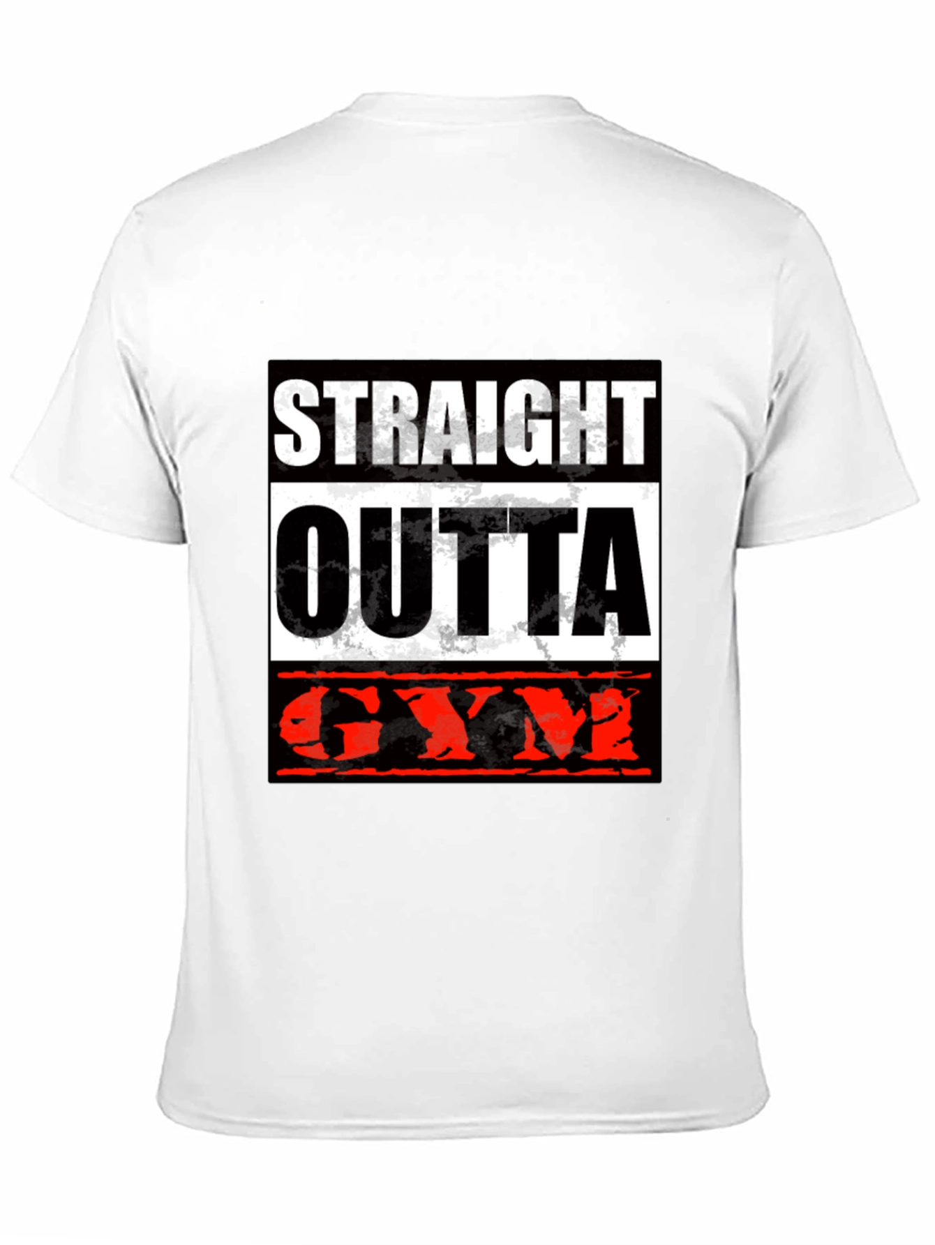 Straight Outta Gym Black T-Shirt