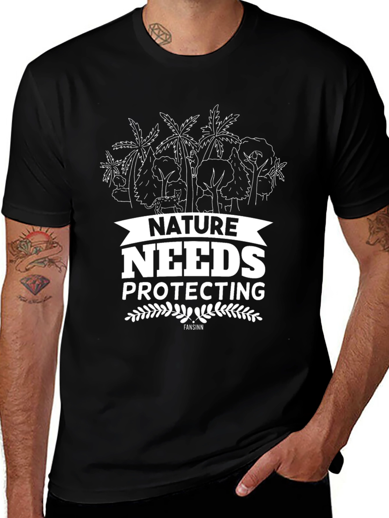 Nature Needs Protecting Graphic Tee