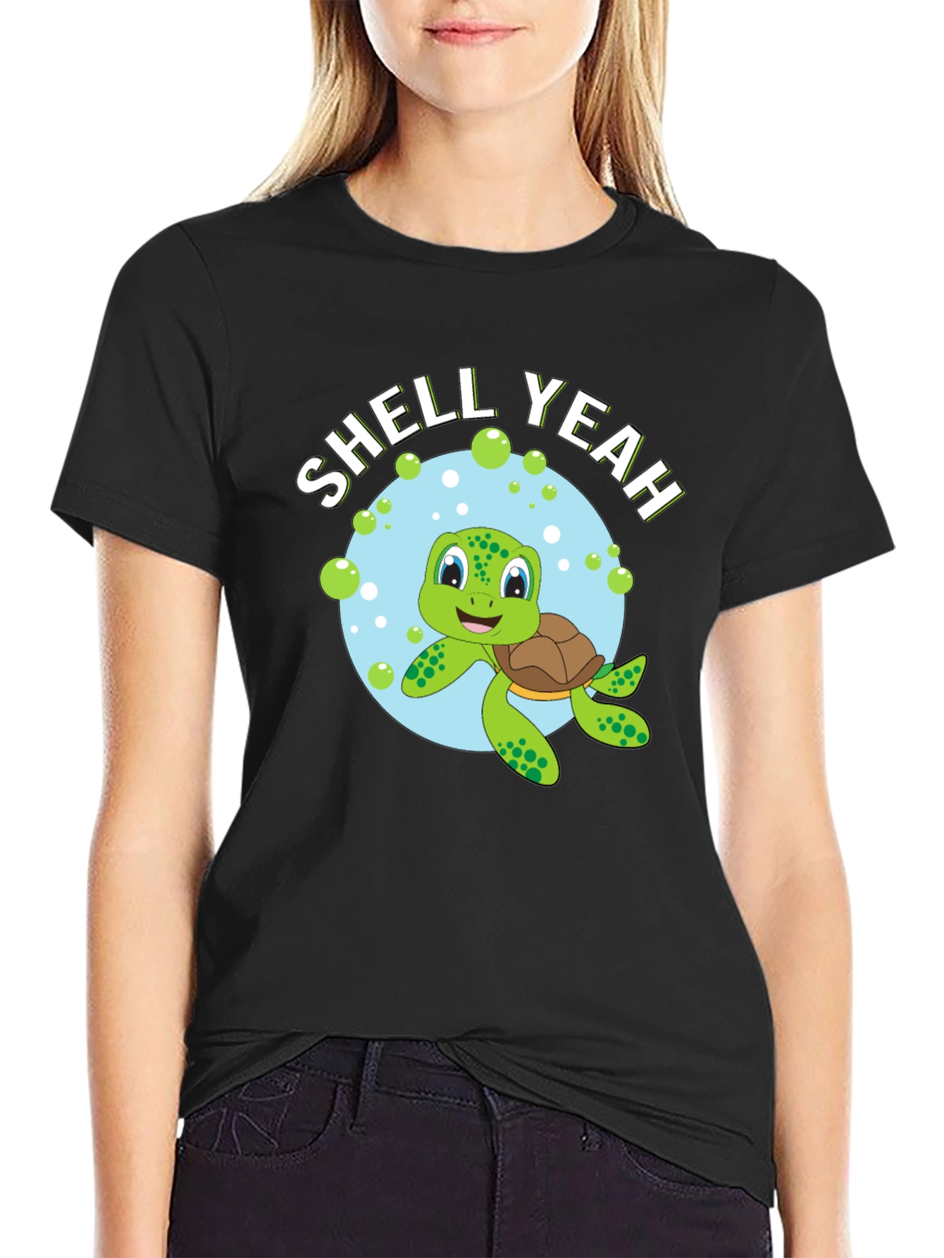 Shell Yeah! Turtle Graphic Tee - Fun Animal T-Shirt