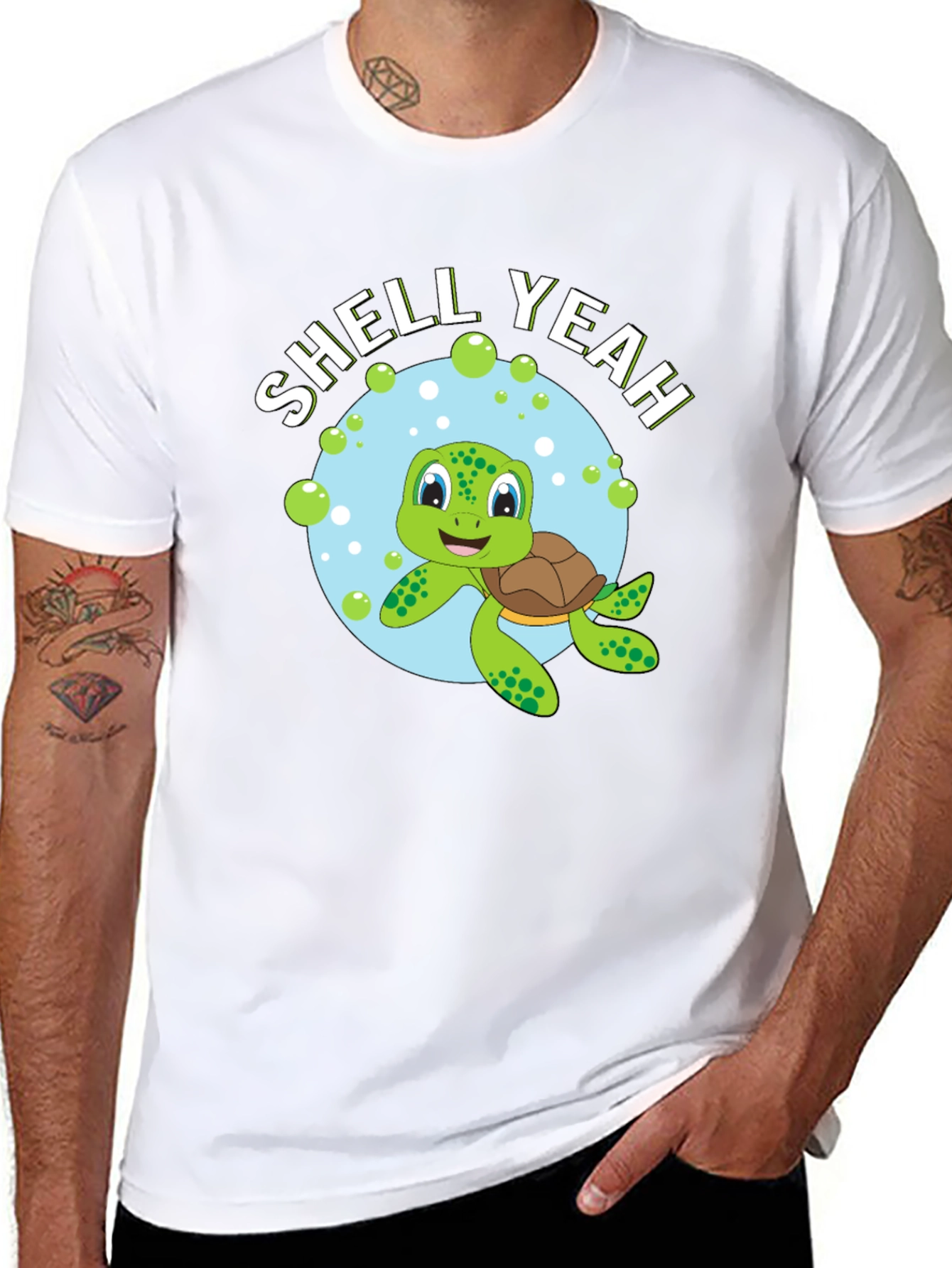 Shell Yeah! Turtle Graphic Tee - Fun Animal T-Shirt