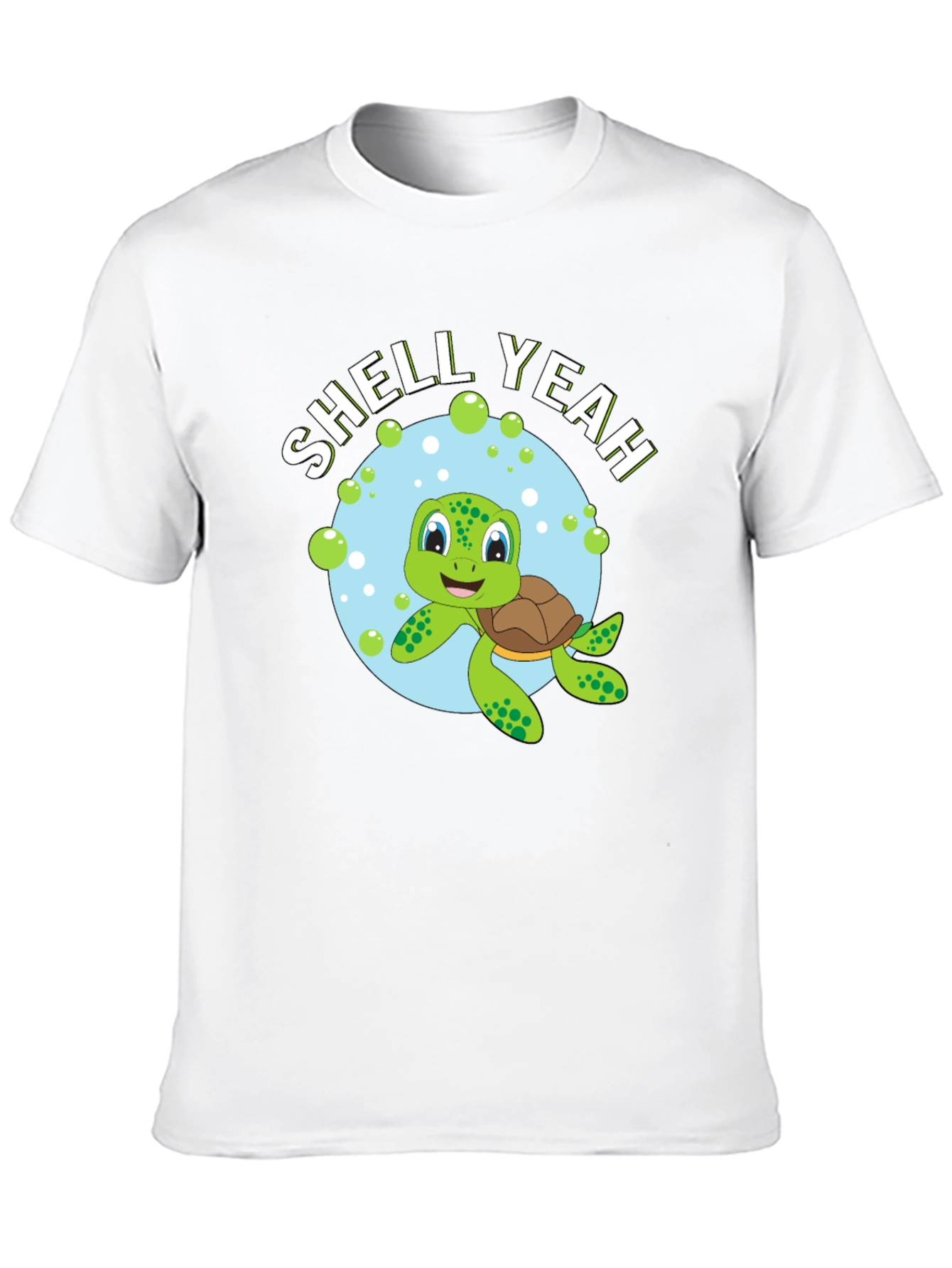 Shell Yeah! Turtle Graphic Tee - Fun Animal T-Shirt