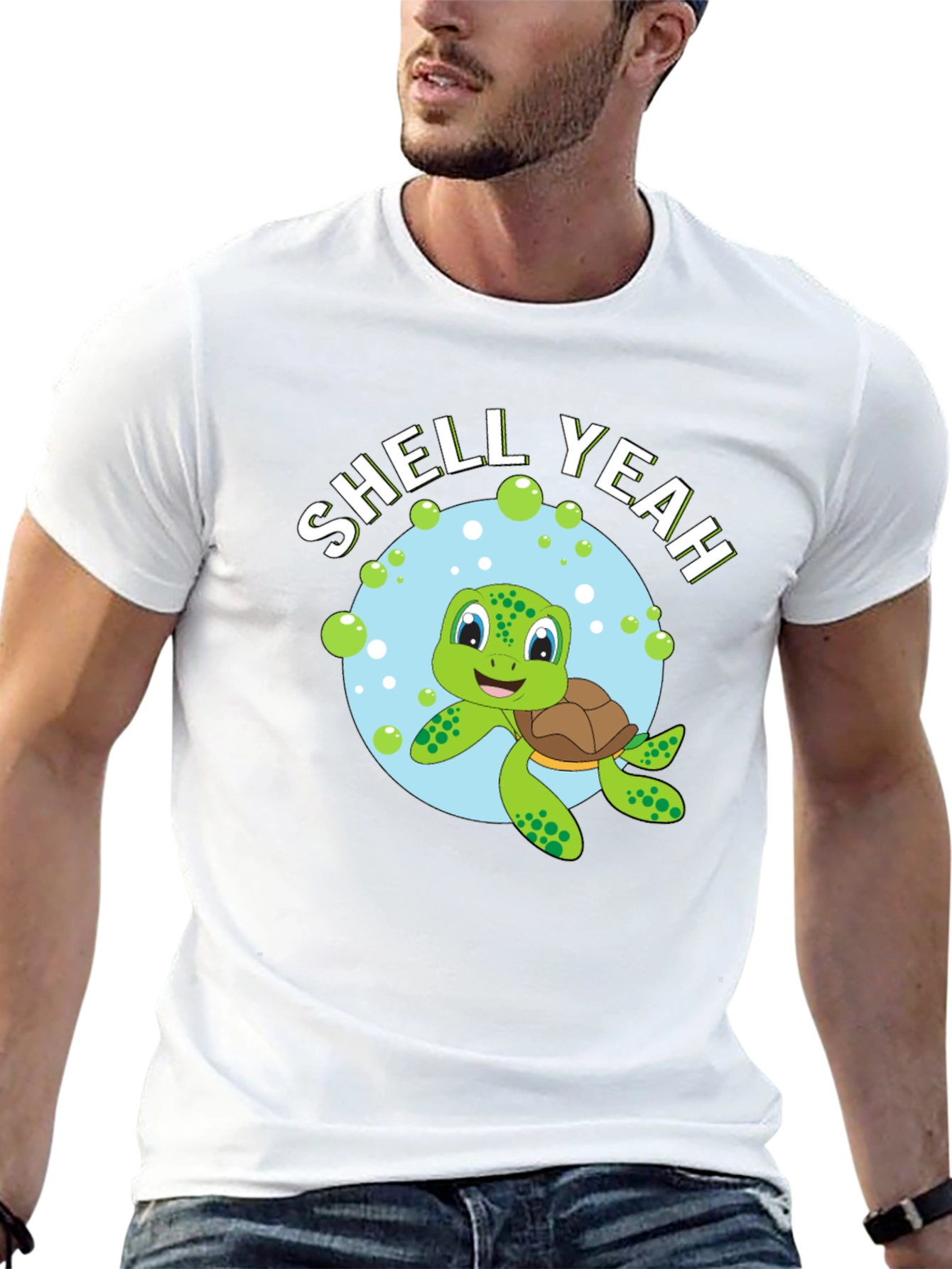 Shell Yeah! Turtle Graphic Tee - Fun Animal T-Shirt