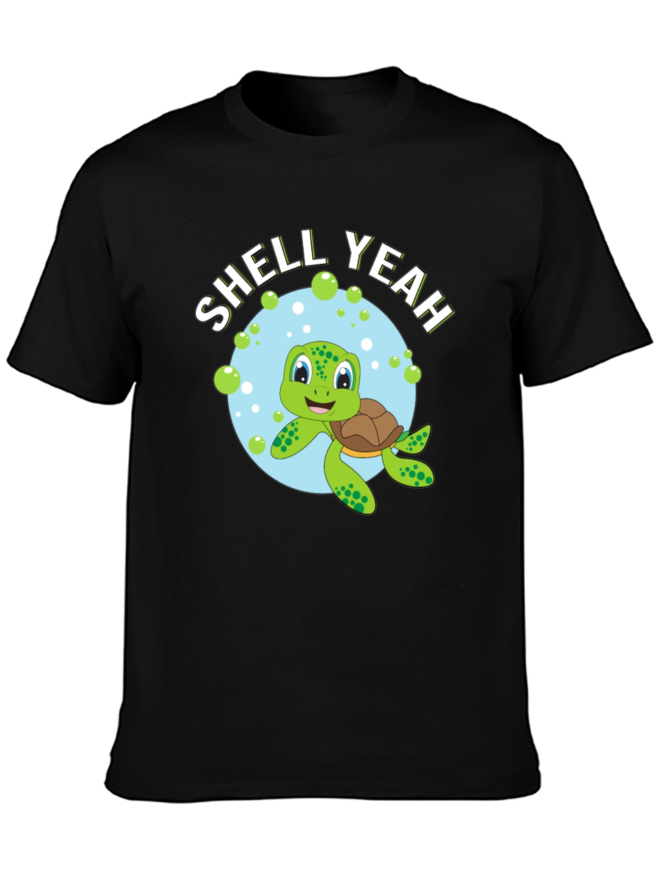Shell Yeah! Turtle Graphic Tee - Fun Animal T-Shirt