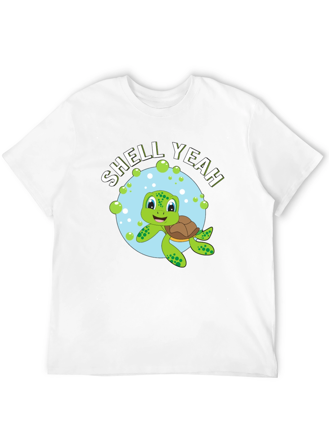 Shell Yeah! Turtle Graphic Tee - Fun Animal T-Shirt